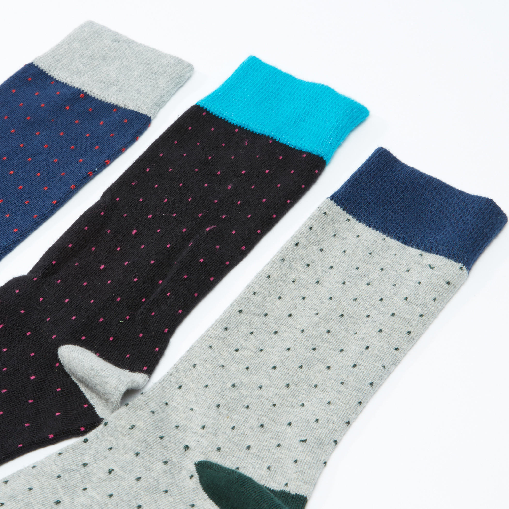 Printed Crew Length Socks - Set of 3-men-socks-image-3