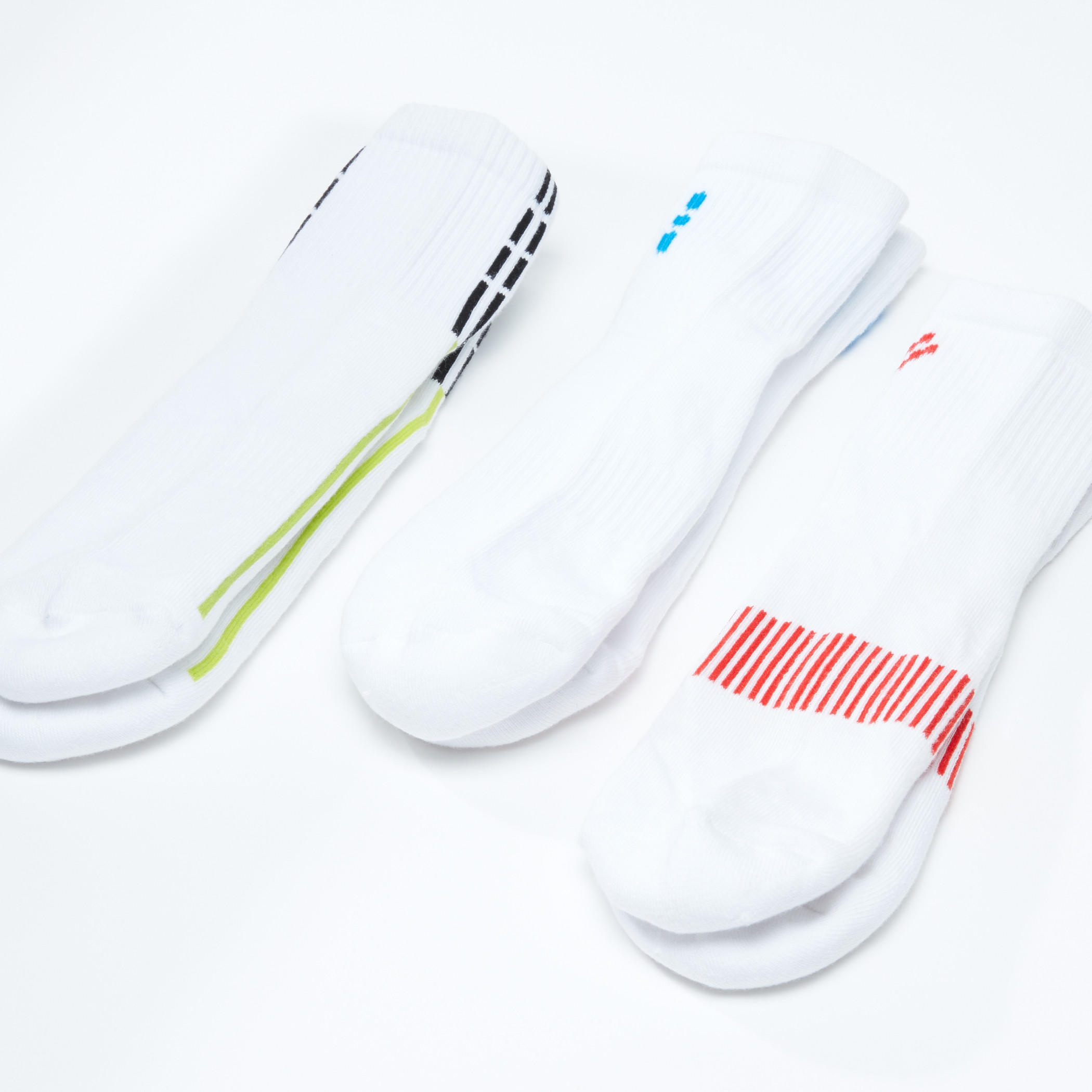 جوارب مضلعة بطول الكاحل - طقم من 3 أزواج-men-socks-image-2
