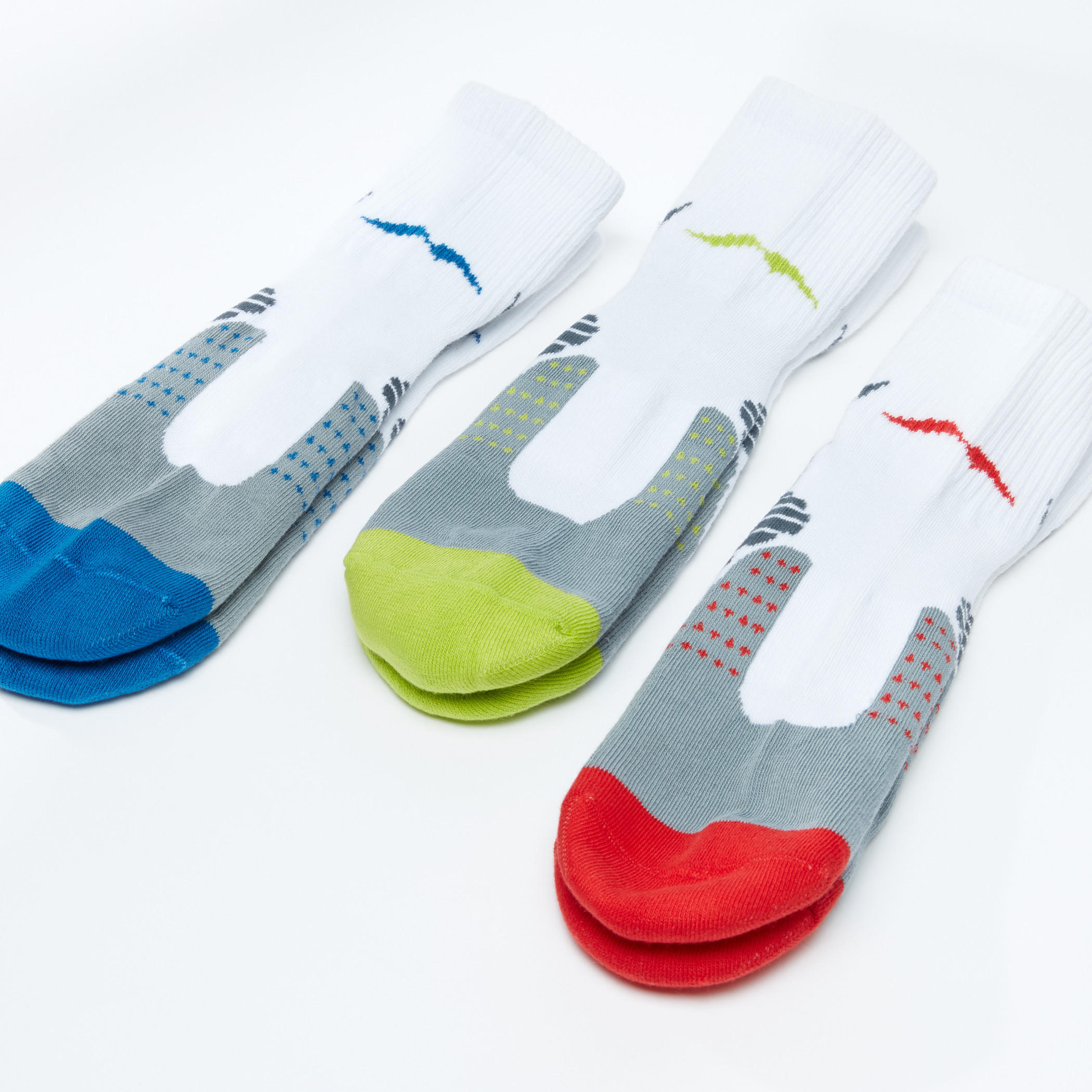 جوارب بطول الكاحل بطبعات - طقم من 3 أزواج-men-socks-image-2