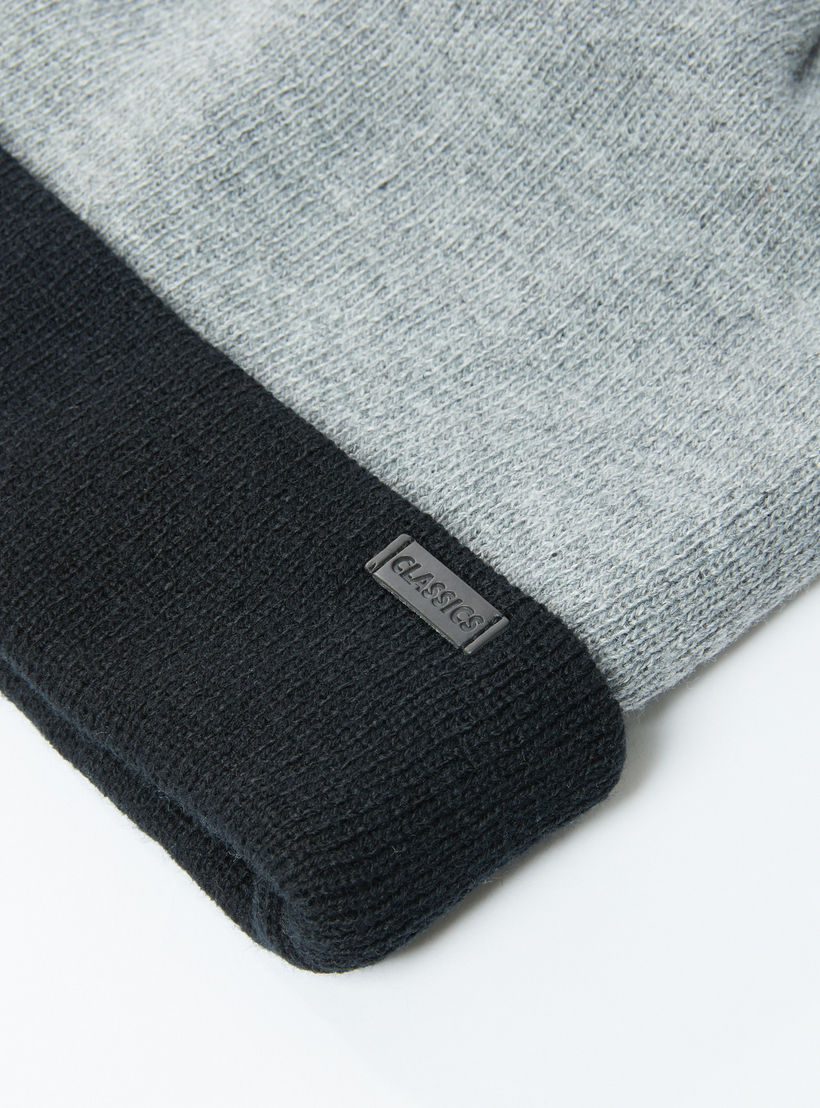 Textured Beanie Cap-men-caps-image-3