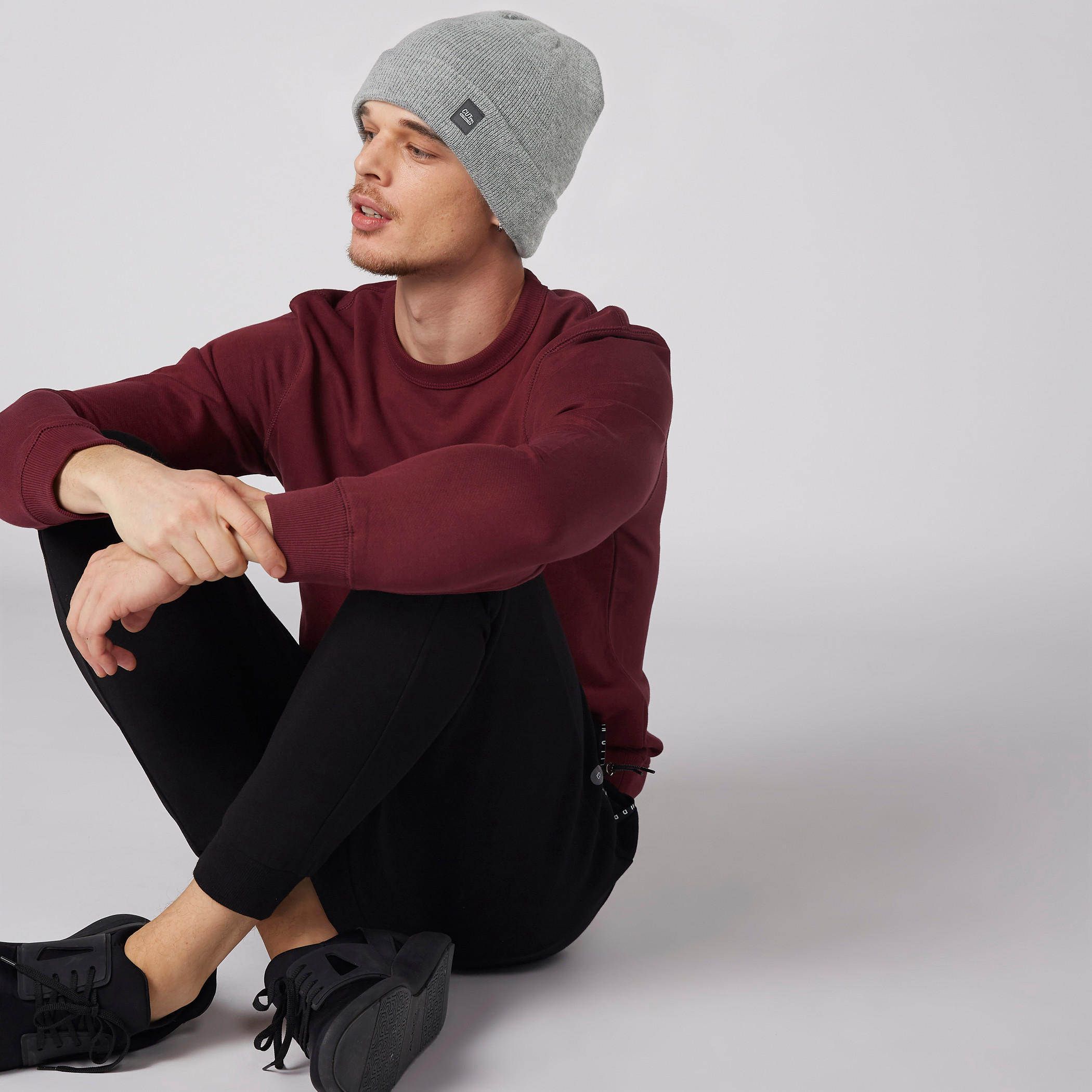 Ribbed Beanie Cap-men-caps-image-2