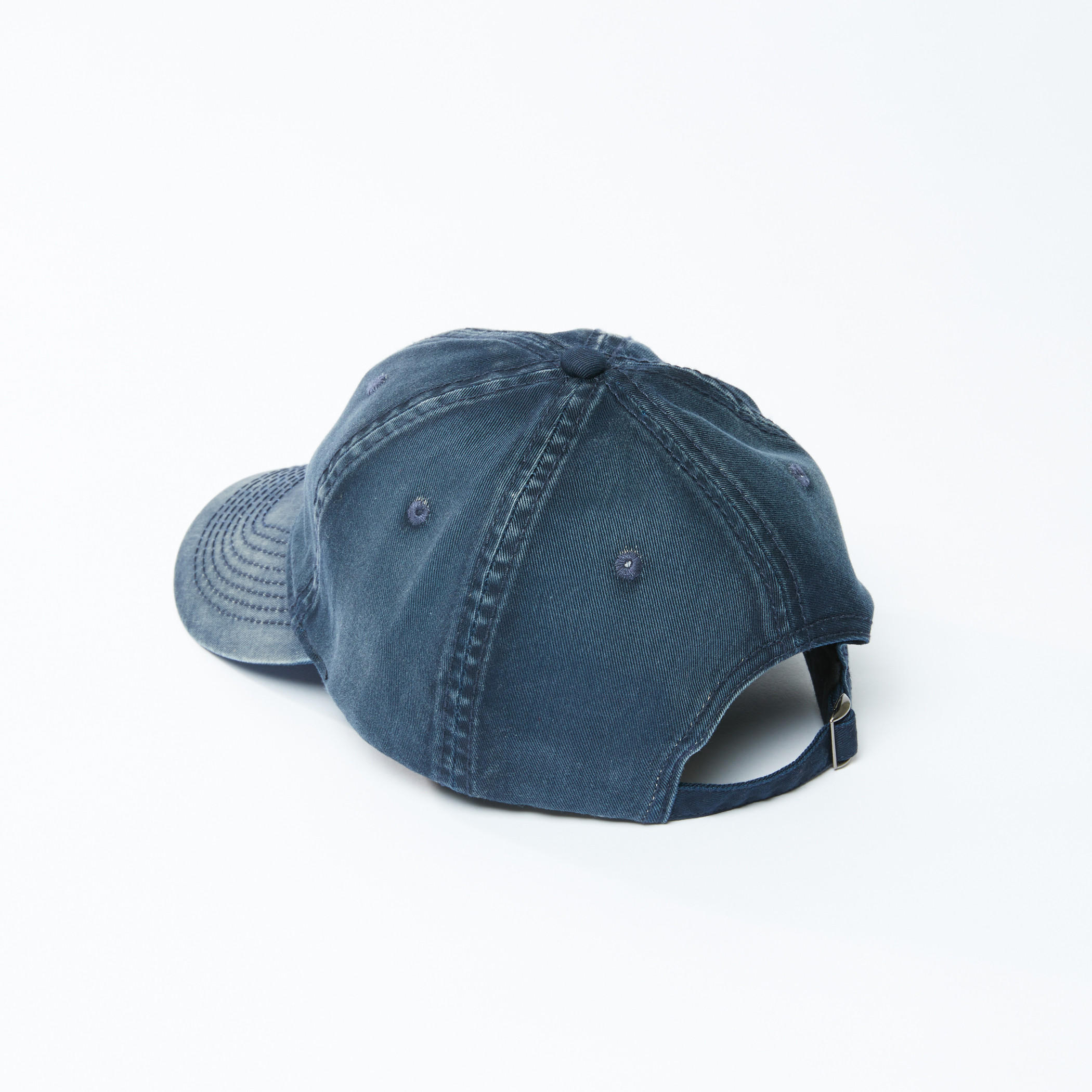 Embroidered Baseball Cap with Stitch Detail-men-caps-image-3