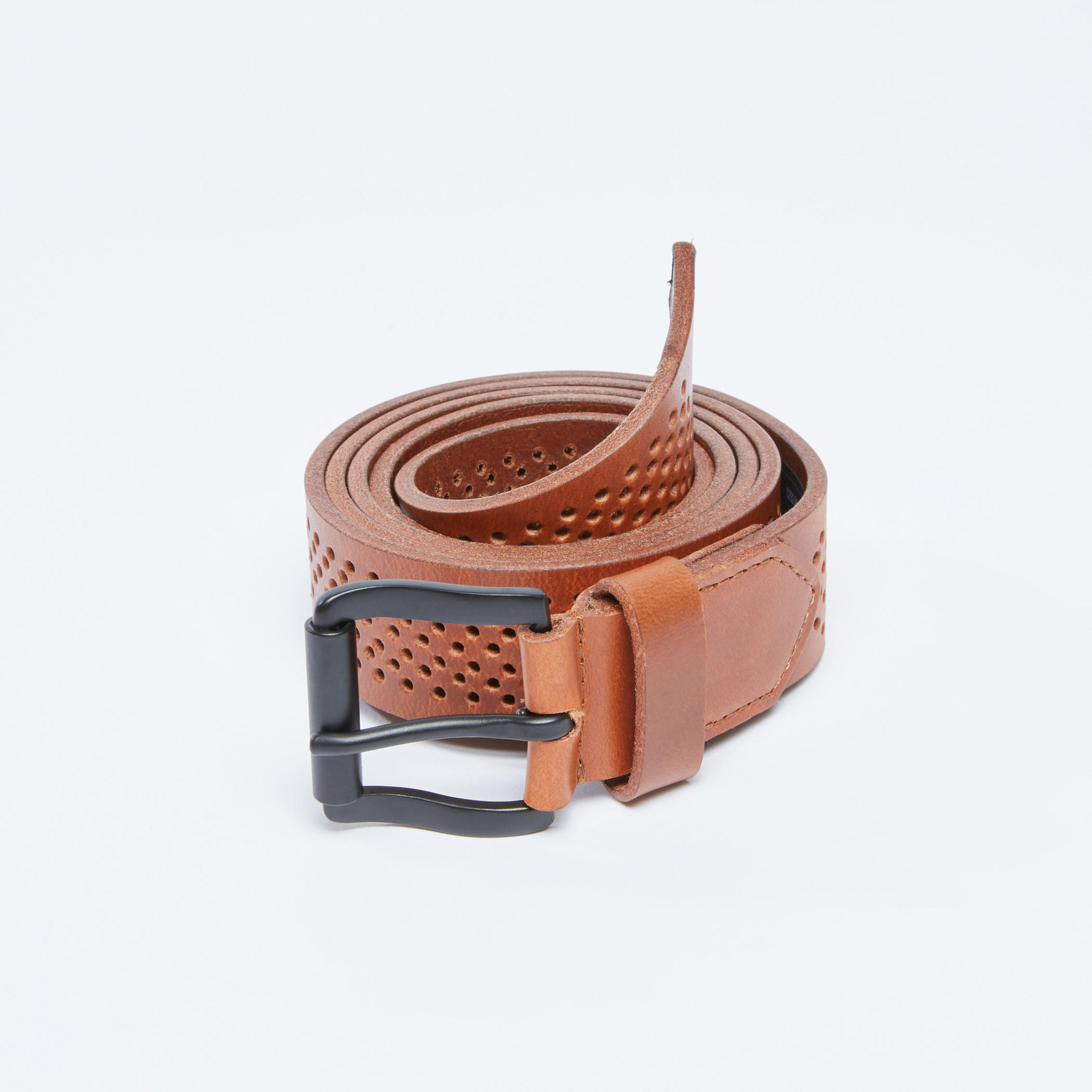 Textured Belt with Pin Buckle-men-beltsandwallets-belts-image-1