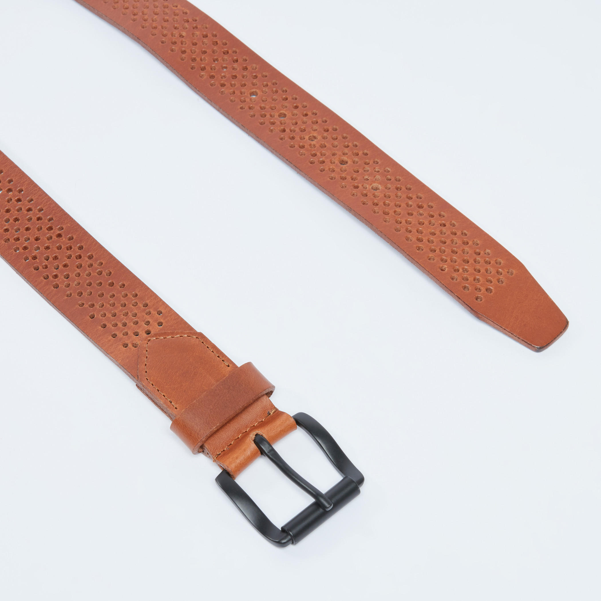 Textured Belt with Pin Buckle-men-beltsandwallets-belts-image-2