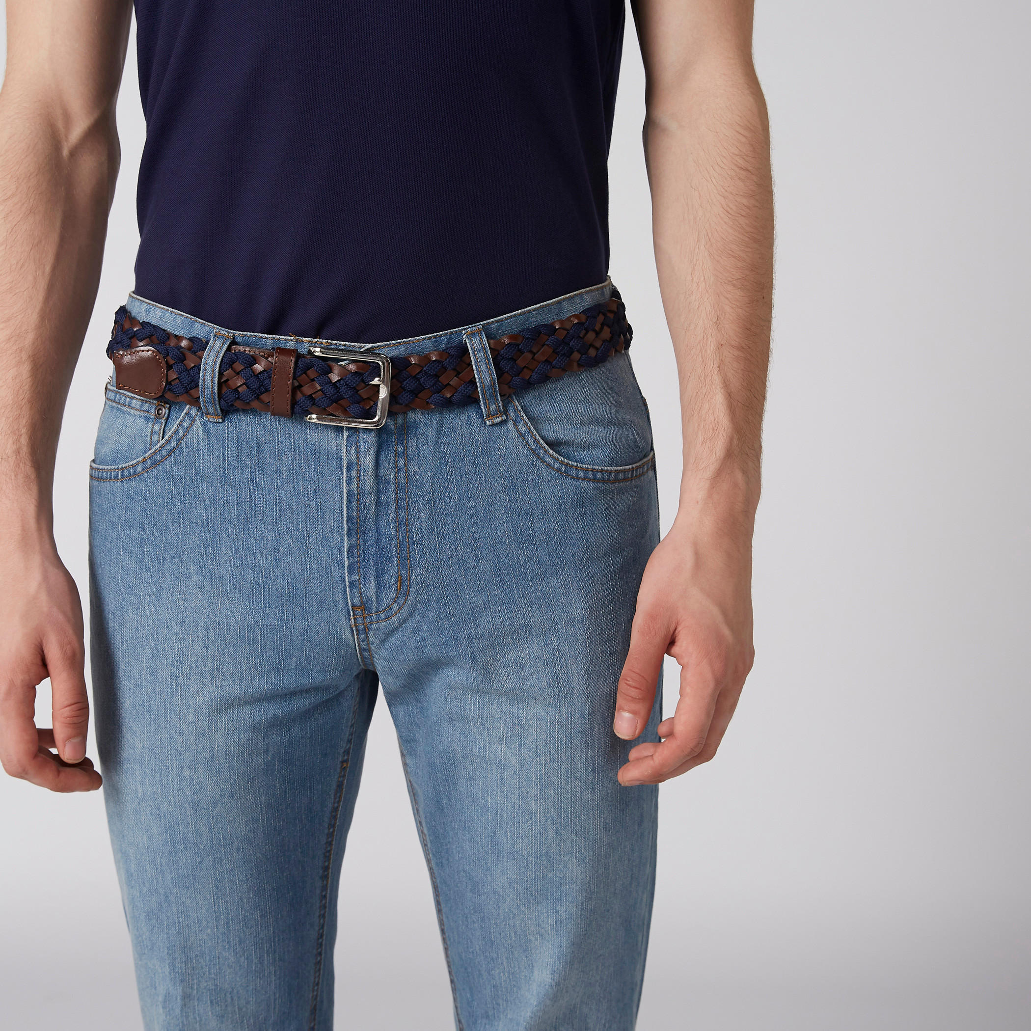 Textured Belt with Pin Buckle Closure-men-beltsandwallets-belts-image-2