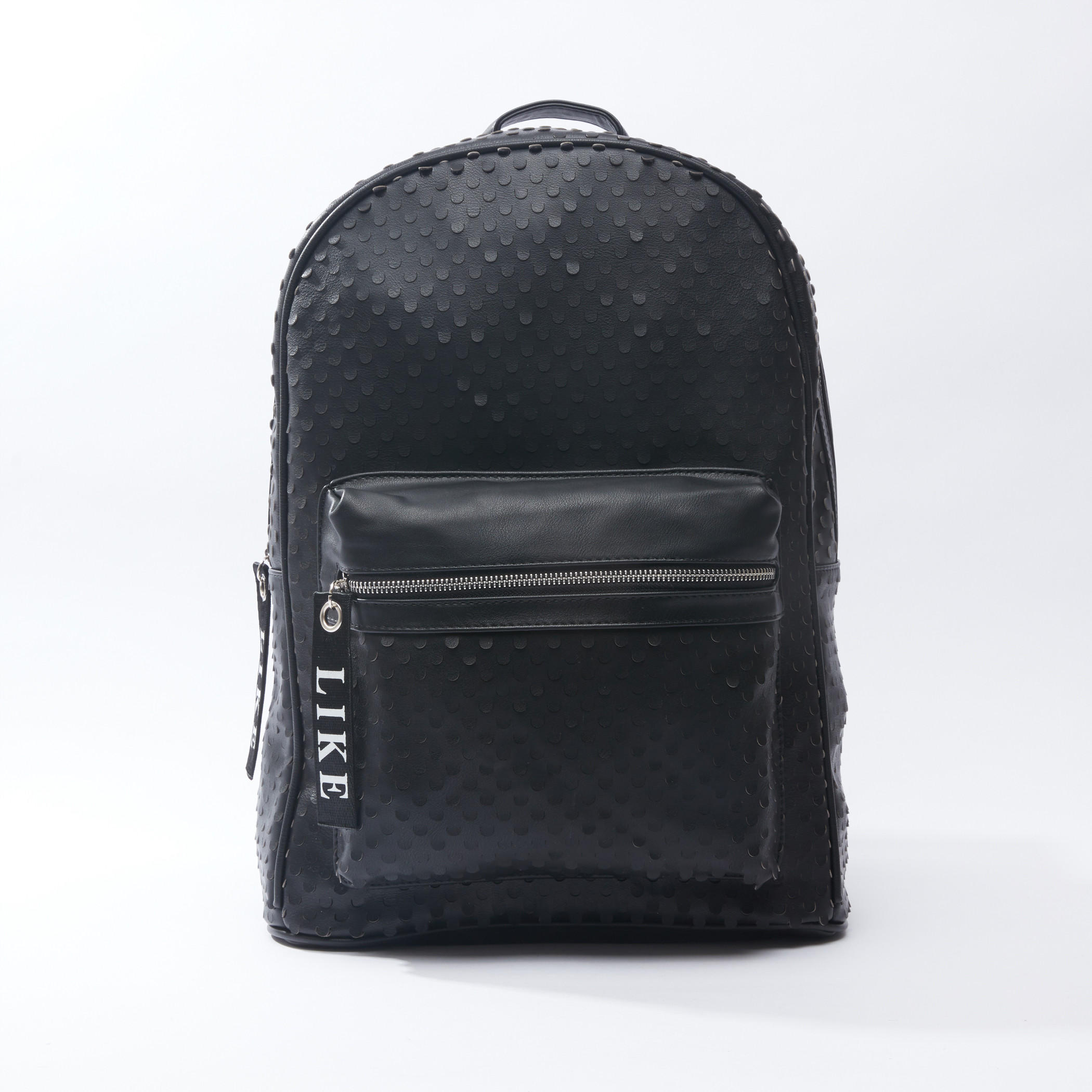 حقيبة ظهر بارزة الملمس بسحّاب إغلاق وحمّالات قابلة للتعديل-men-bags-image-4