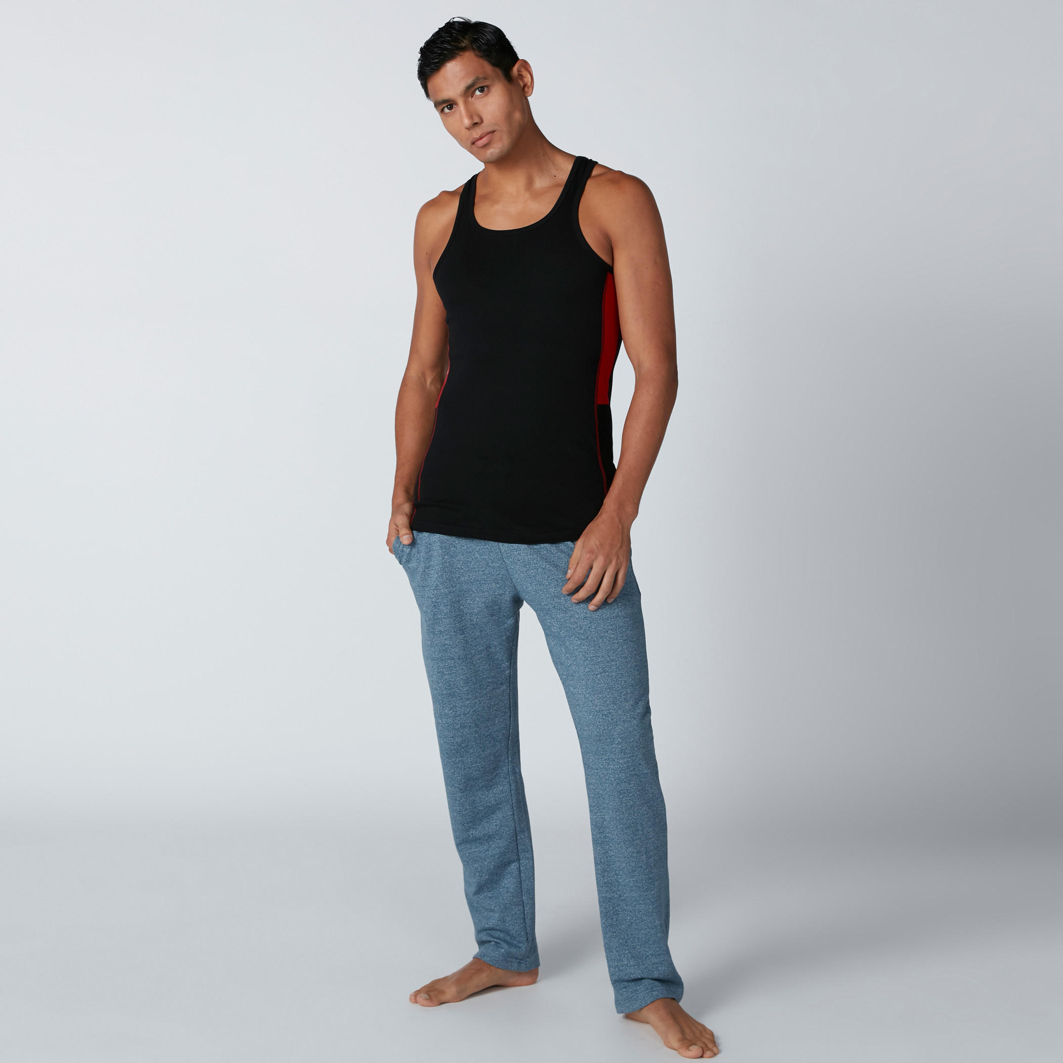 Pocket Detail Pants with Elasticised Waistband and Drawstring-men-clothing-bottoms-joggers-image-3