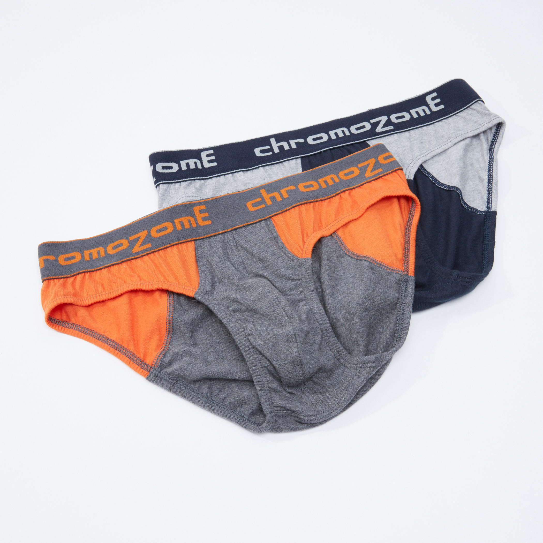 سراويل داخلية بخصر مطّاطي بطبعات كروموزوم - طقم من قطعتين-men-clothing-innerwear-underwear-image-1