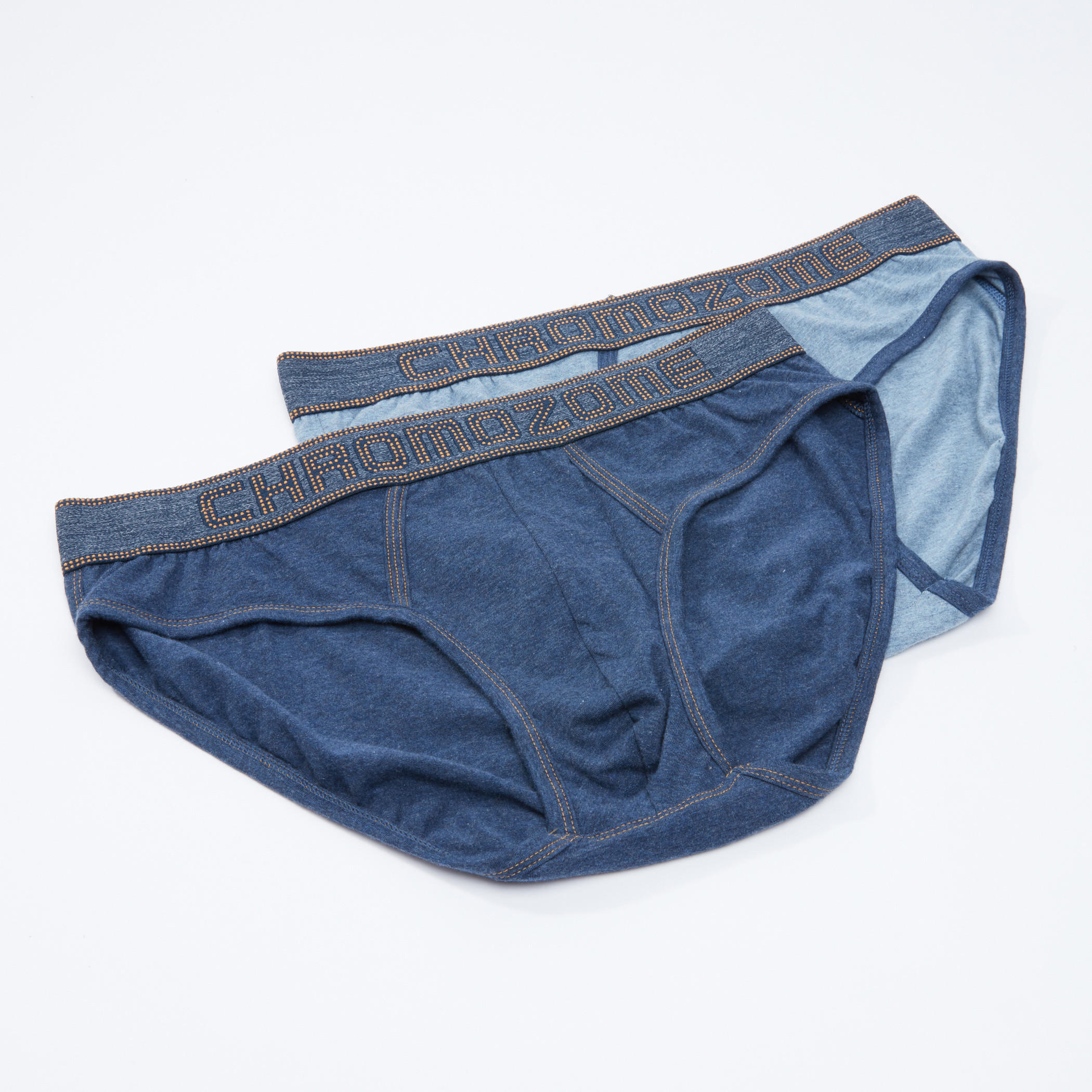 Chromozome Stitch Detail Briefs - Set of 2-men-clothing-innerwear-underwear-image-1