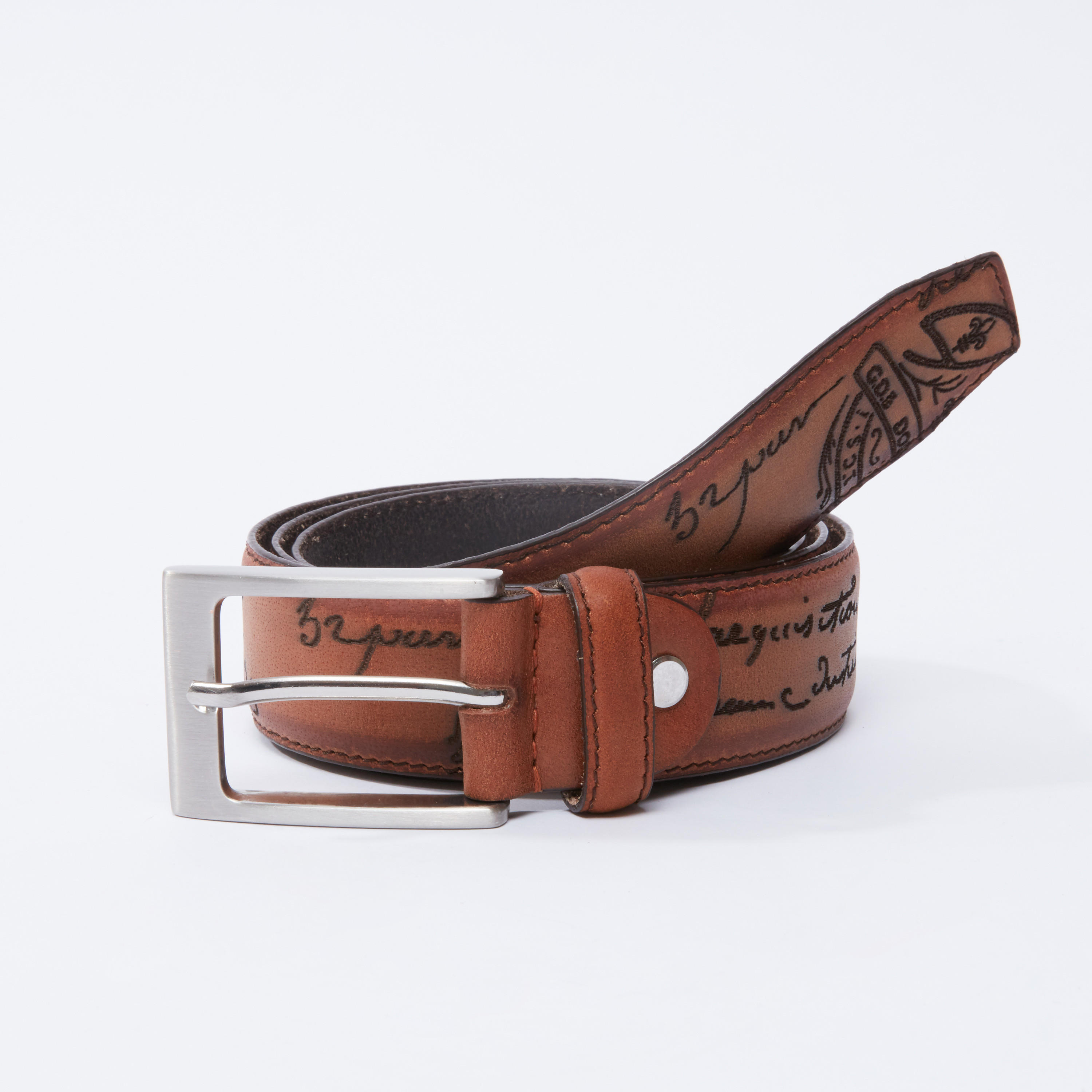 Textured Belt with Pin Buckle-men-beltsandwallets-belts-image-1