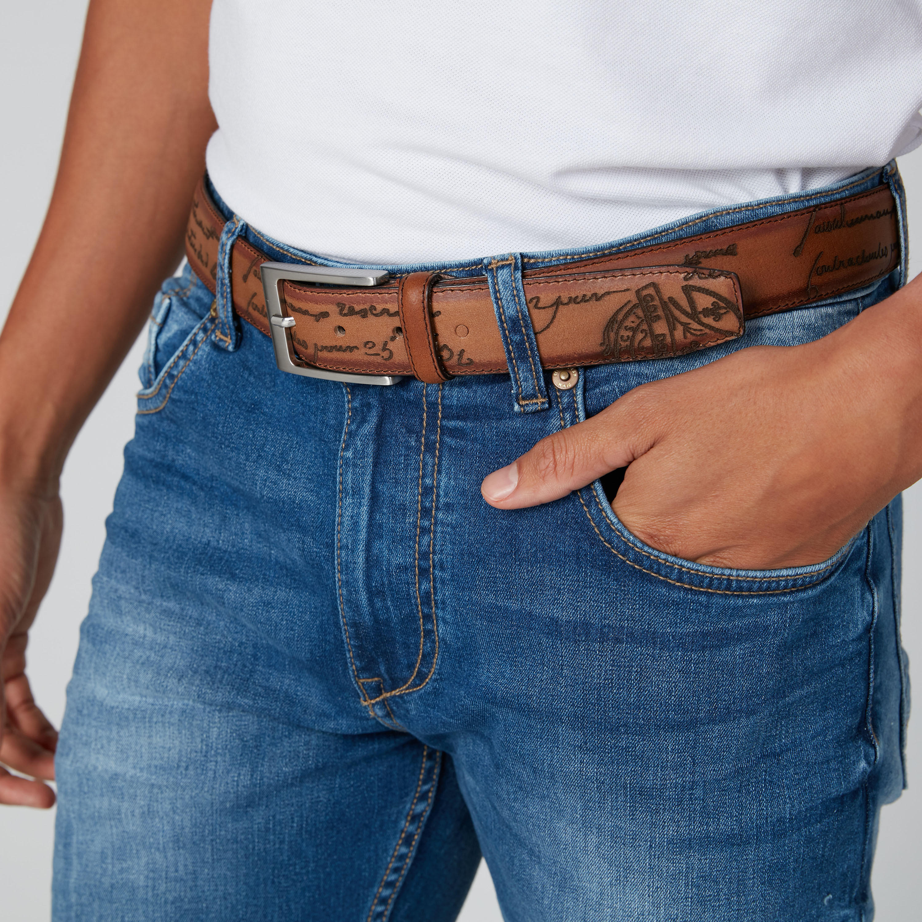 Textured Belt with Pin Buckle-men-beltsandwallets-belts-image-2