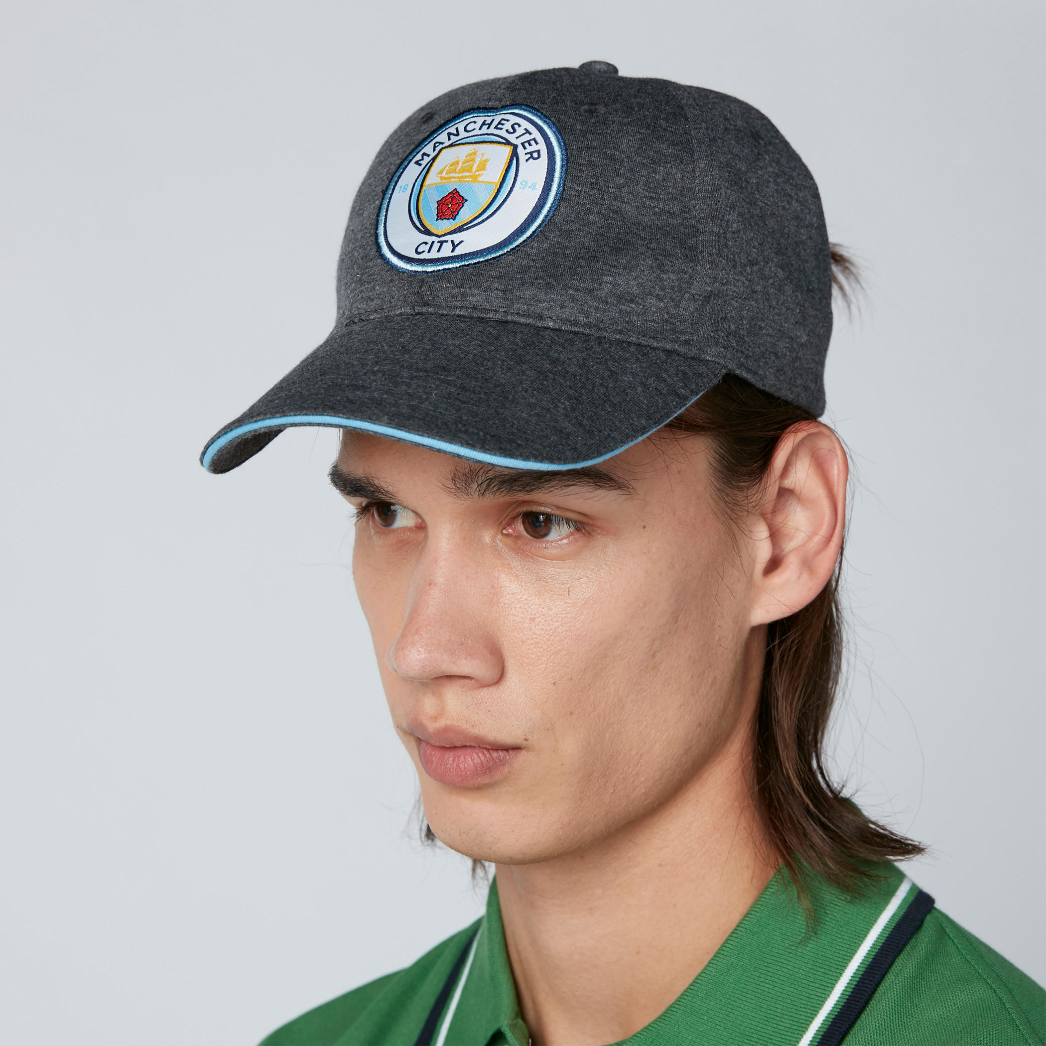 Applique Detail Cap with Hook and Loop Closure-men-caps-image-2