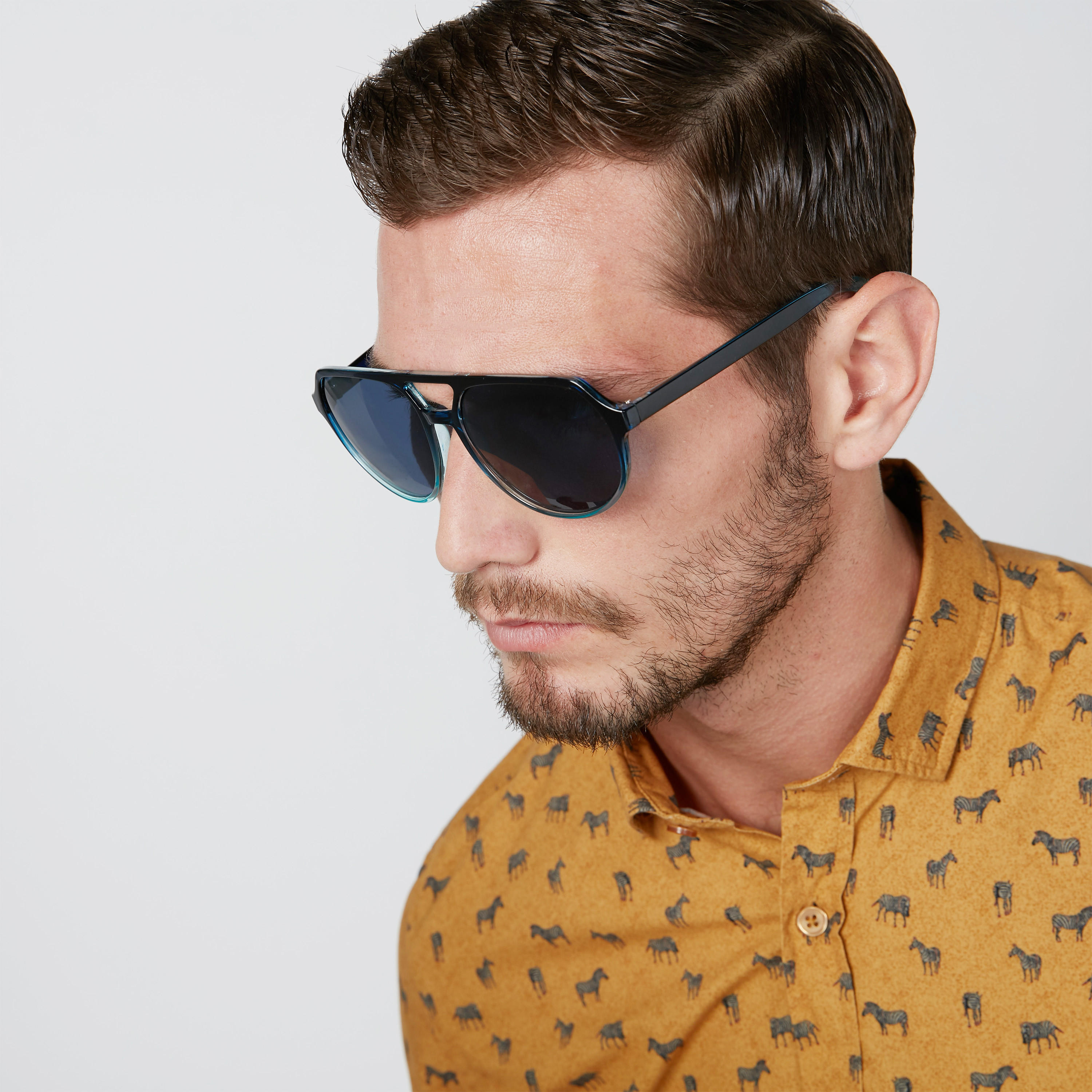 Full Rim Aviator Sunglasses-men-sunglasses-image-2