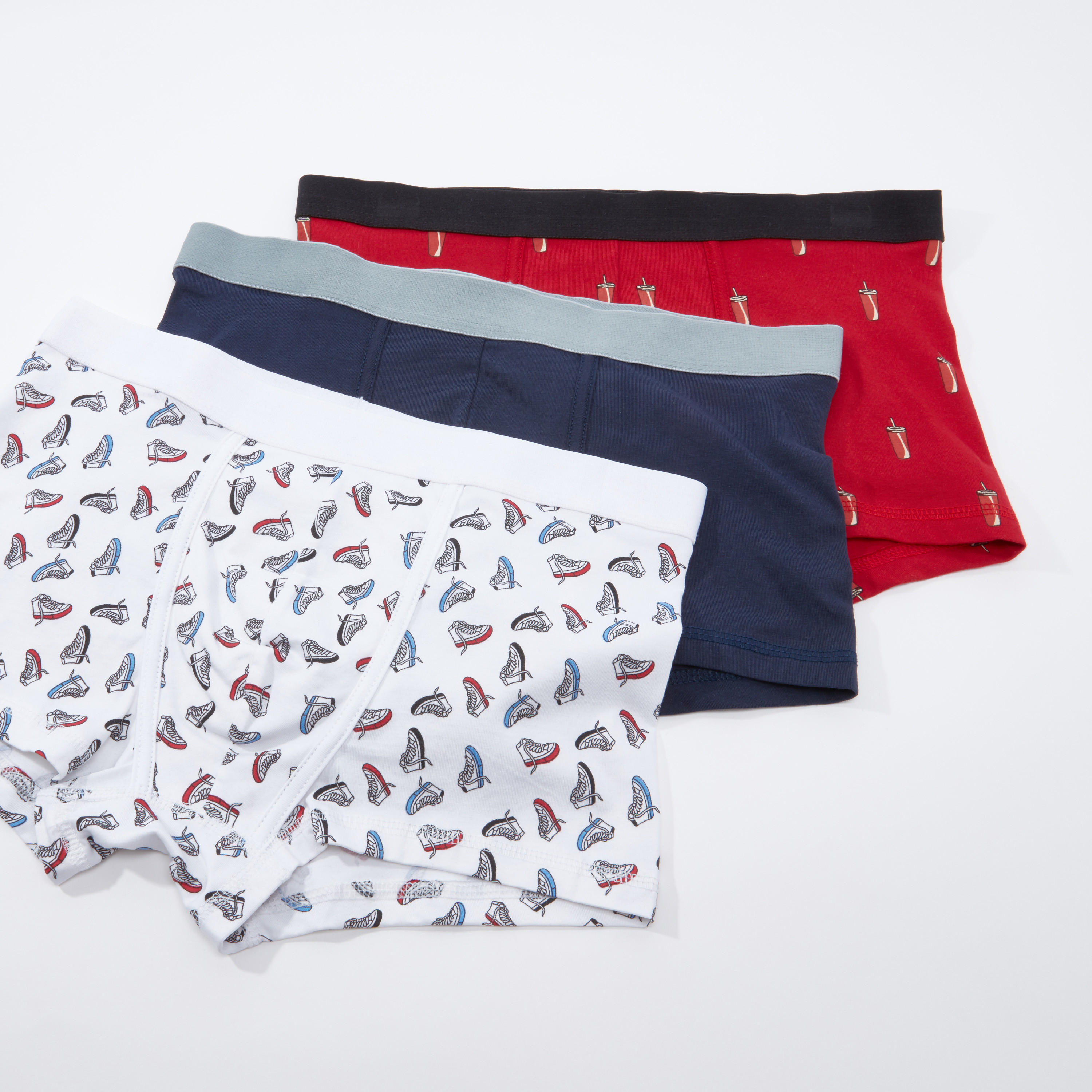 سراويل داخلية متنوعة بخصر مطّاطي - طقم من 3 قطع-men-clothing-innerwear-underwear-image-1