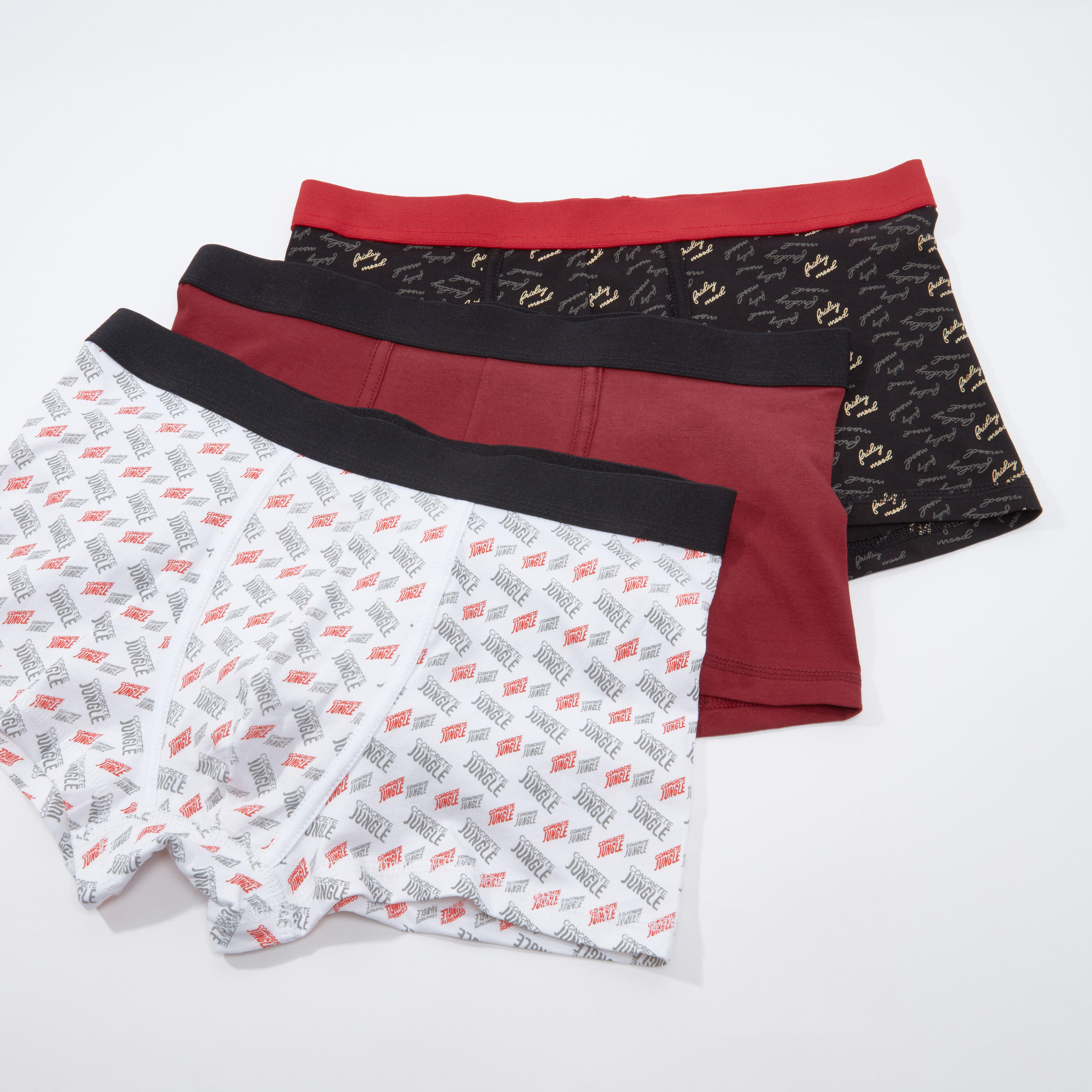 سراويل داخلية متنوعة بخصر مطّاطي - طقم من 3 قطع-men-clothing-innerwear-underwear-image-1