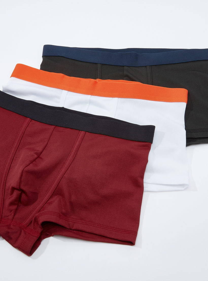 Trunks with Elasticised Waistband - Set of 3-men-clothing-innerwear-underwear-image-1