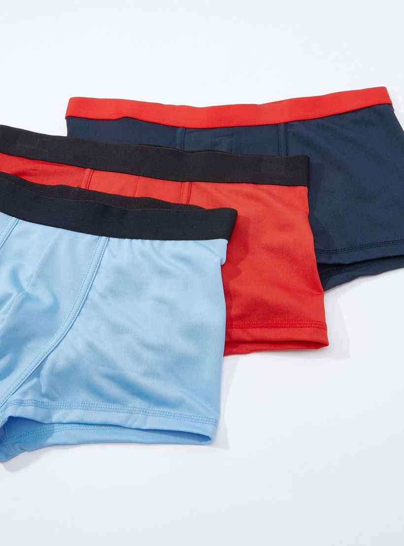 Trunks with Elasticised Waistband - Set of 3-men-clothing-innerwear-underwear-image-1
