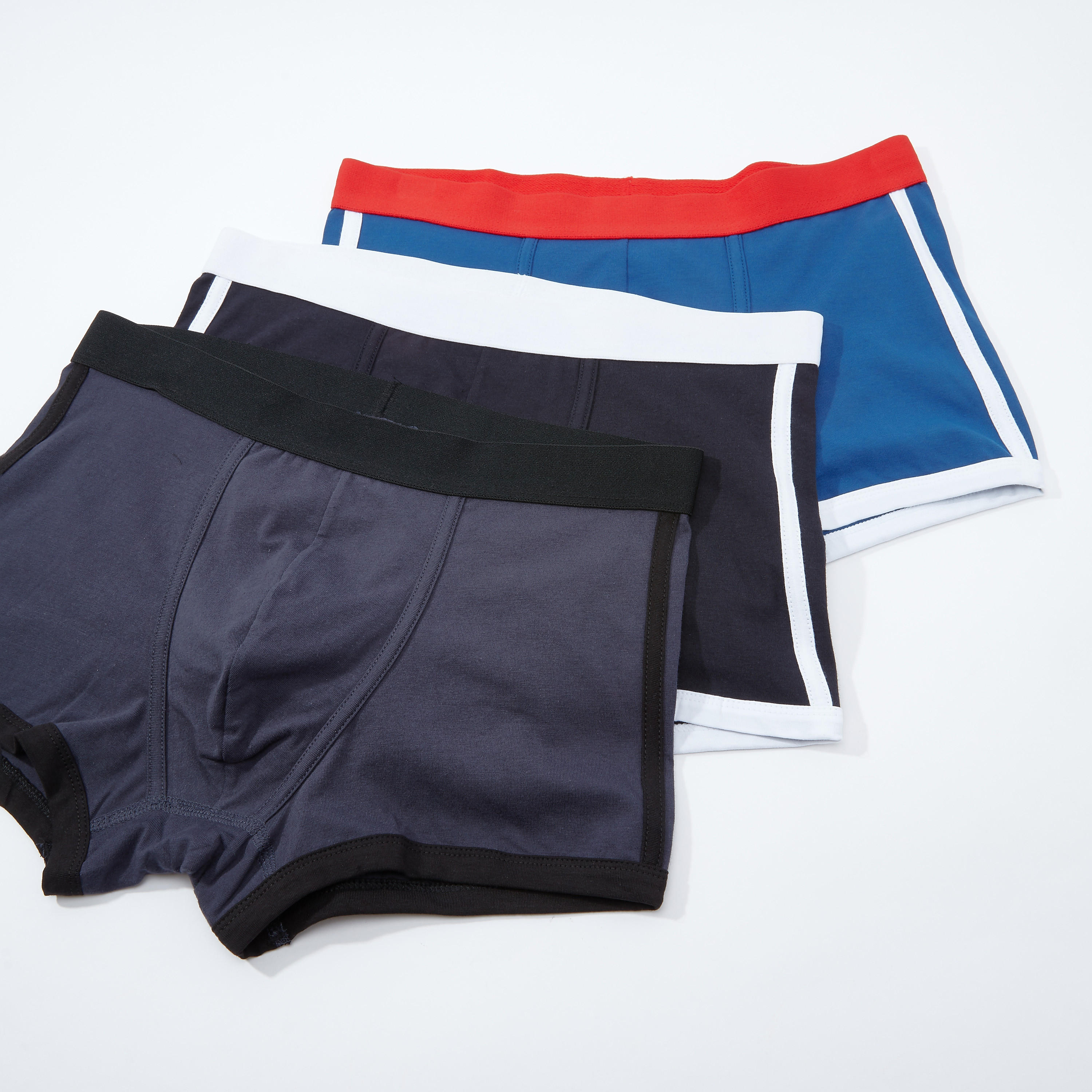 سراويل داخلية بخصر مطّاطي وشريطة - طقم من 3 قطع-men-clothing-innerwear-underwear-image-1