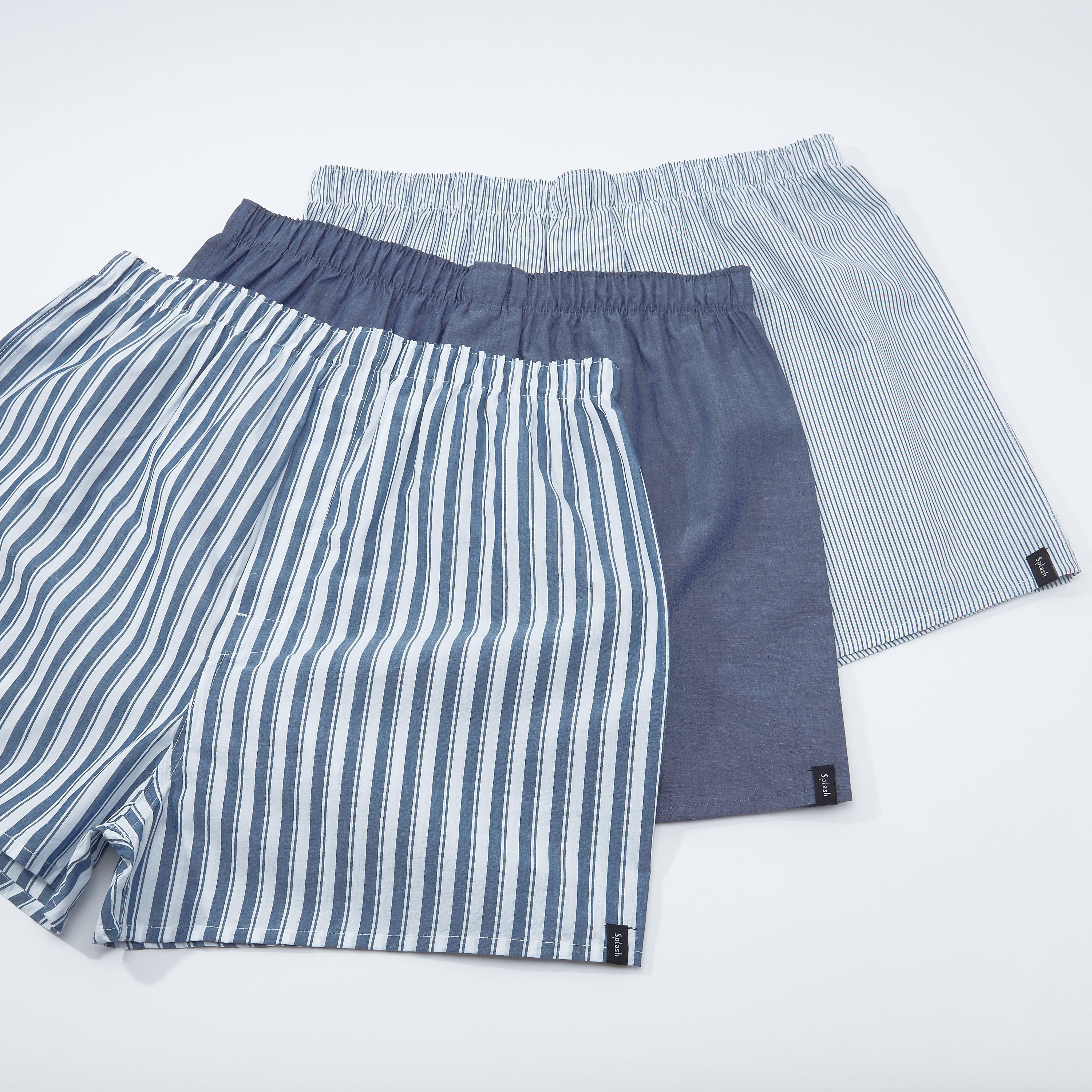 سراويل بوكسر بخصر مطّاطي - طقم من 3 قطع-men-clothing-innerwear-underwear-image-1