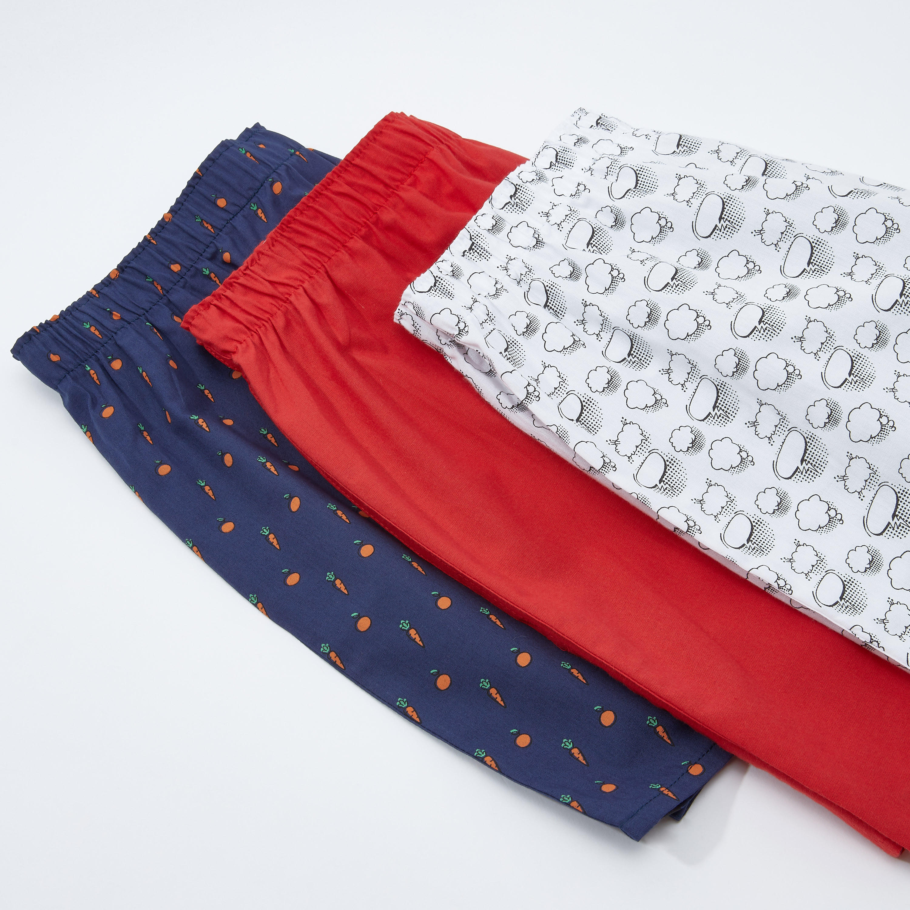 سراويل بوكسر متنوعة بخصر مطّاطي - طقم من 3 قطع-men-clothing-innerwear-underwear-image-3