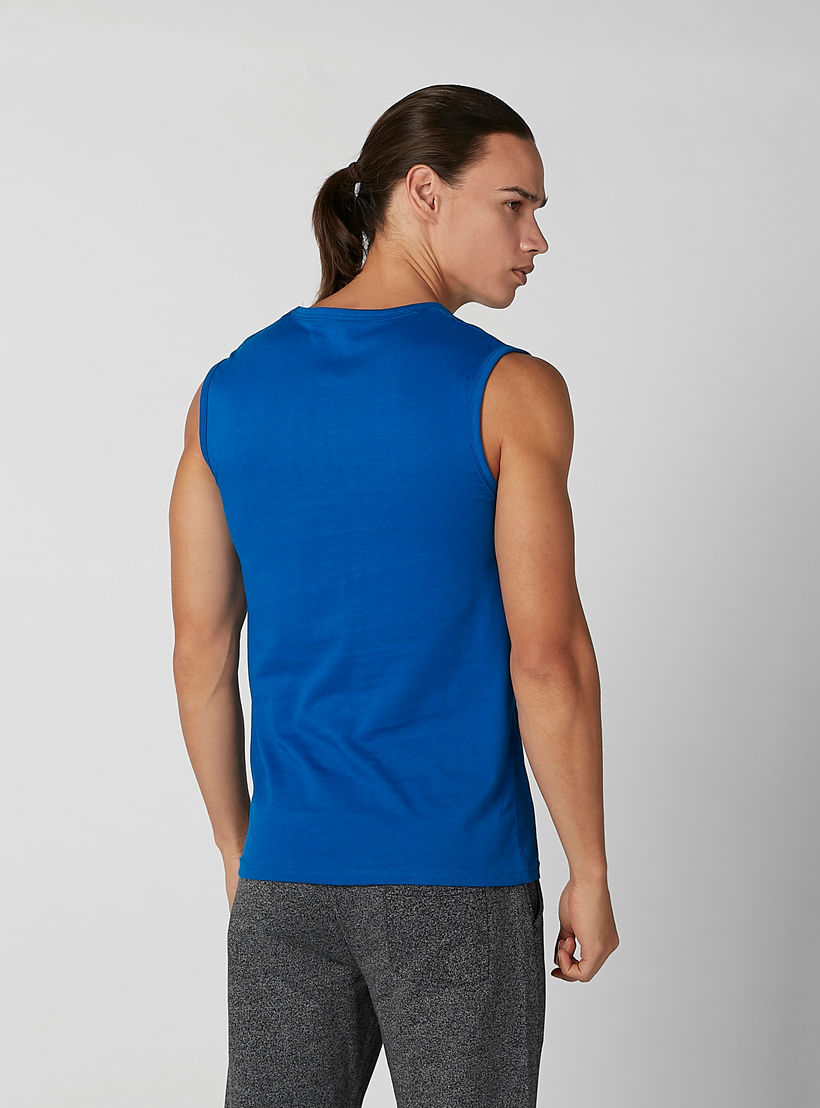 Plain Sleeveless Vest with Round Neck-men-clothing-tshirtsandpolos-vests-image-3