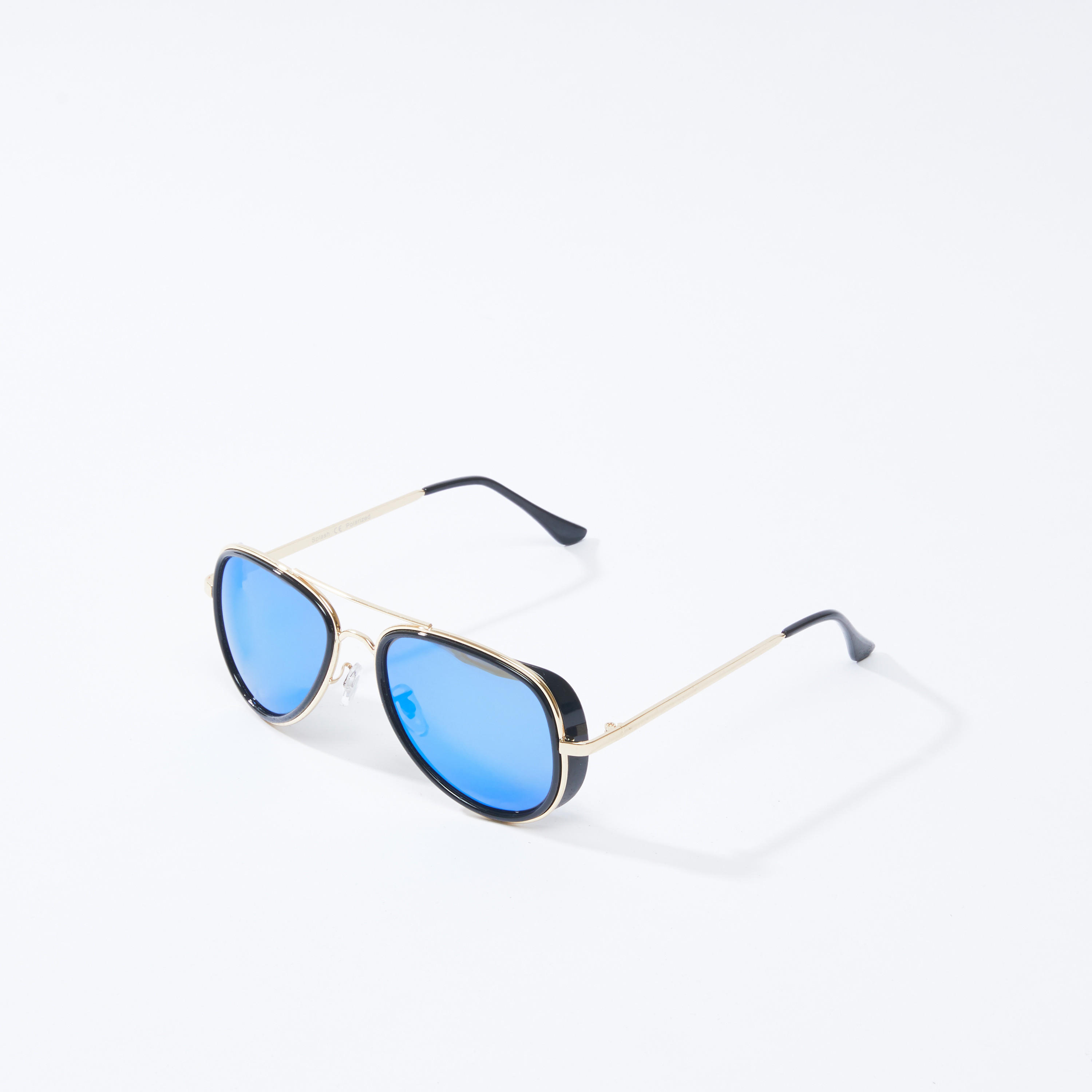 Metallic Full Rim Sunglasses-men-sunglasses-image-1