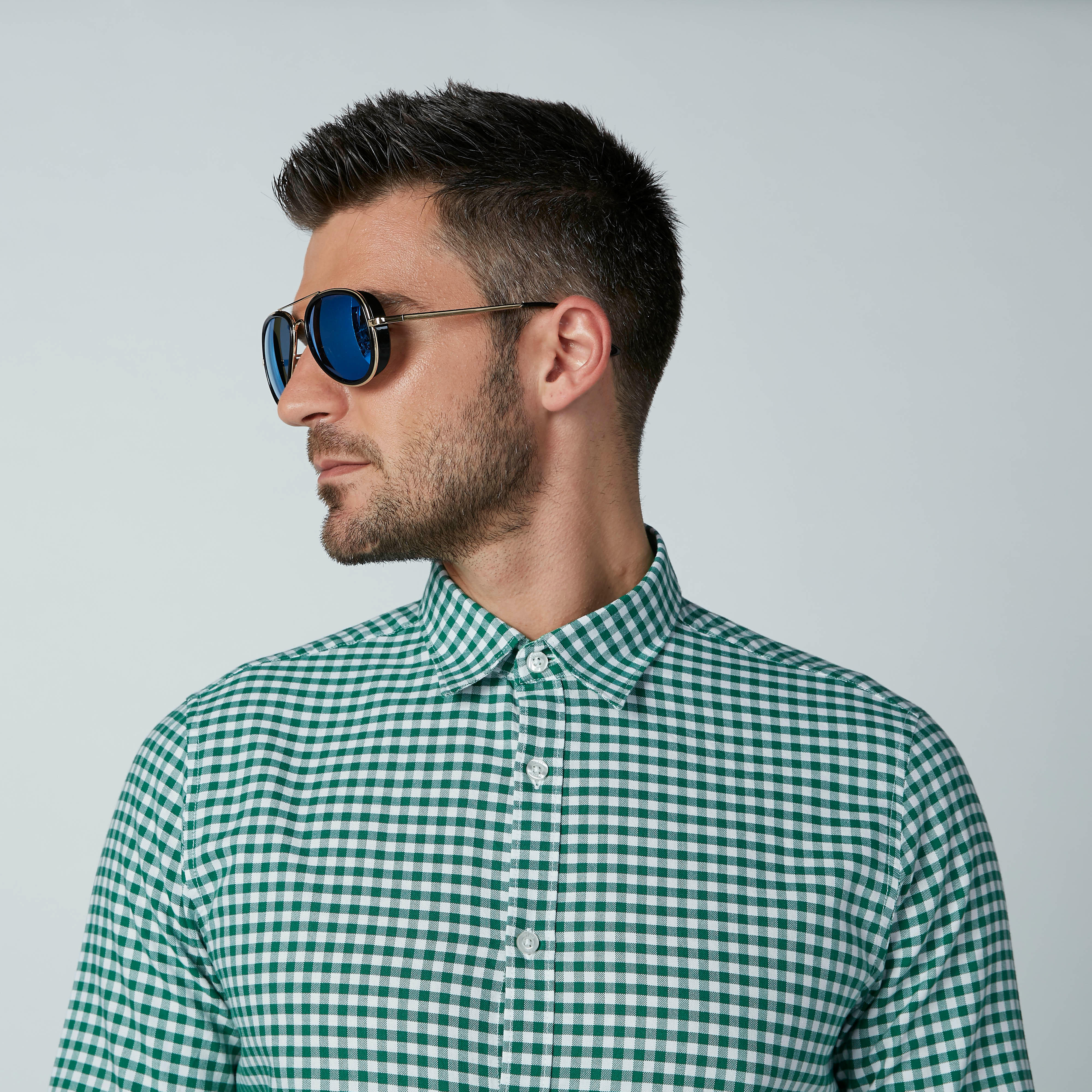 Metallic Full Rim Sunglasses-men-sunglasses-image-2