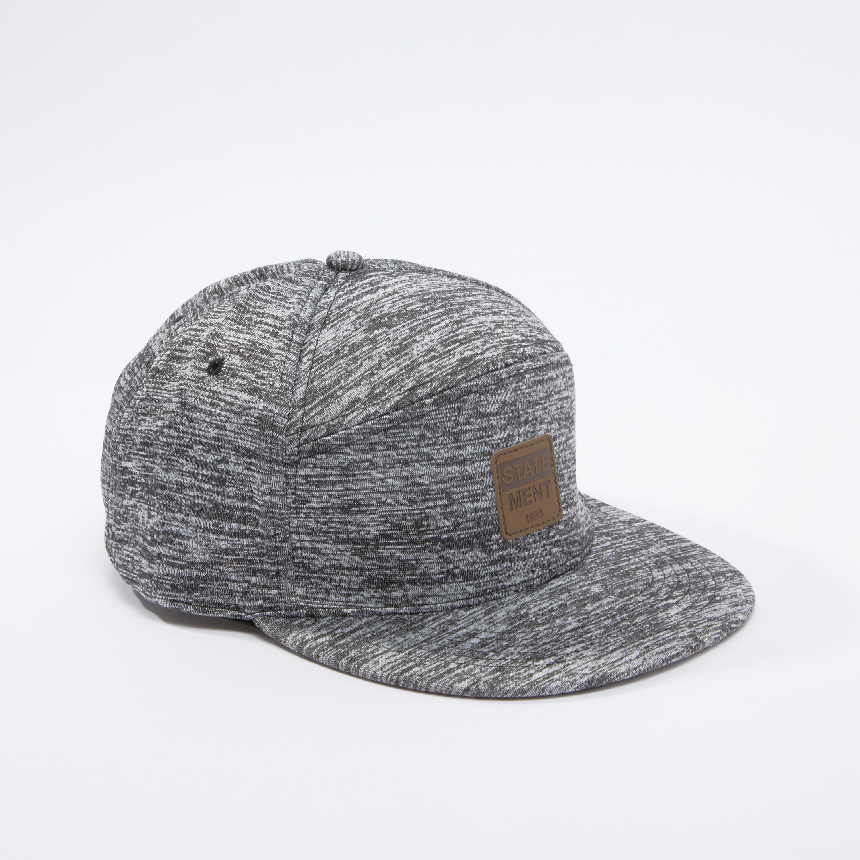 Textured Cap with Snap Closure-men-caps-image-1