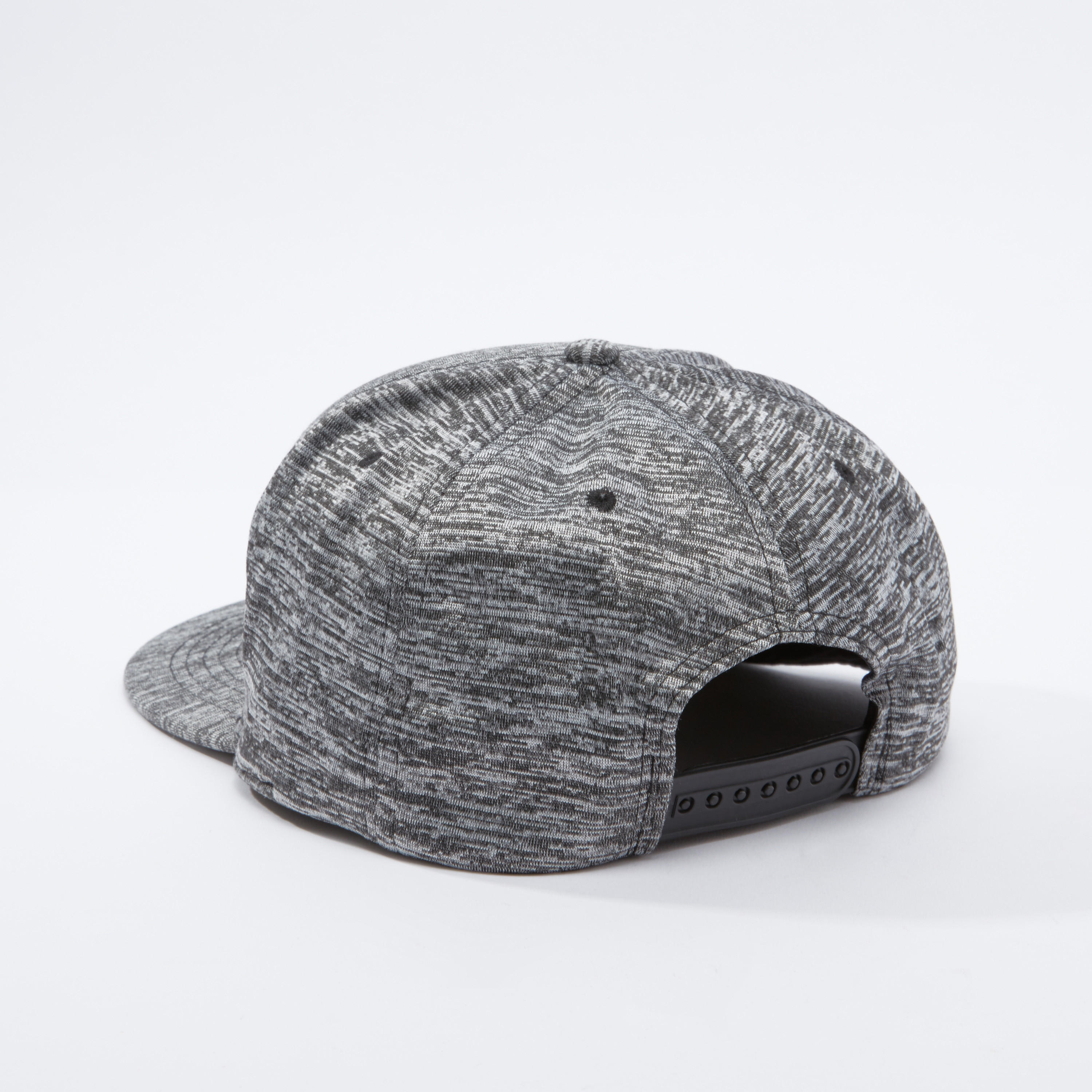 Textured Cap with Snap Closure-men-caps-image-3
