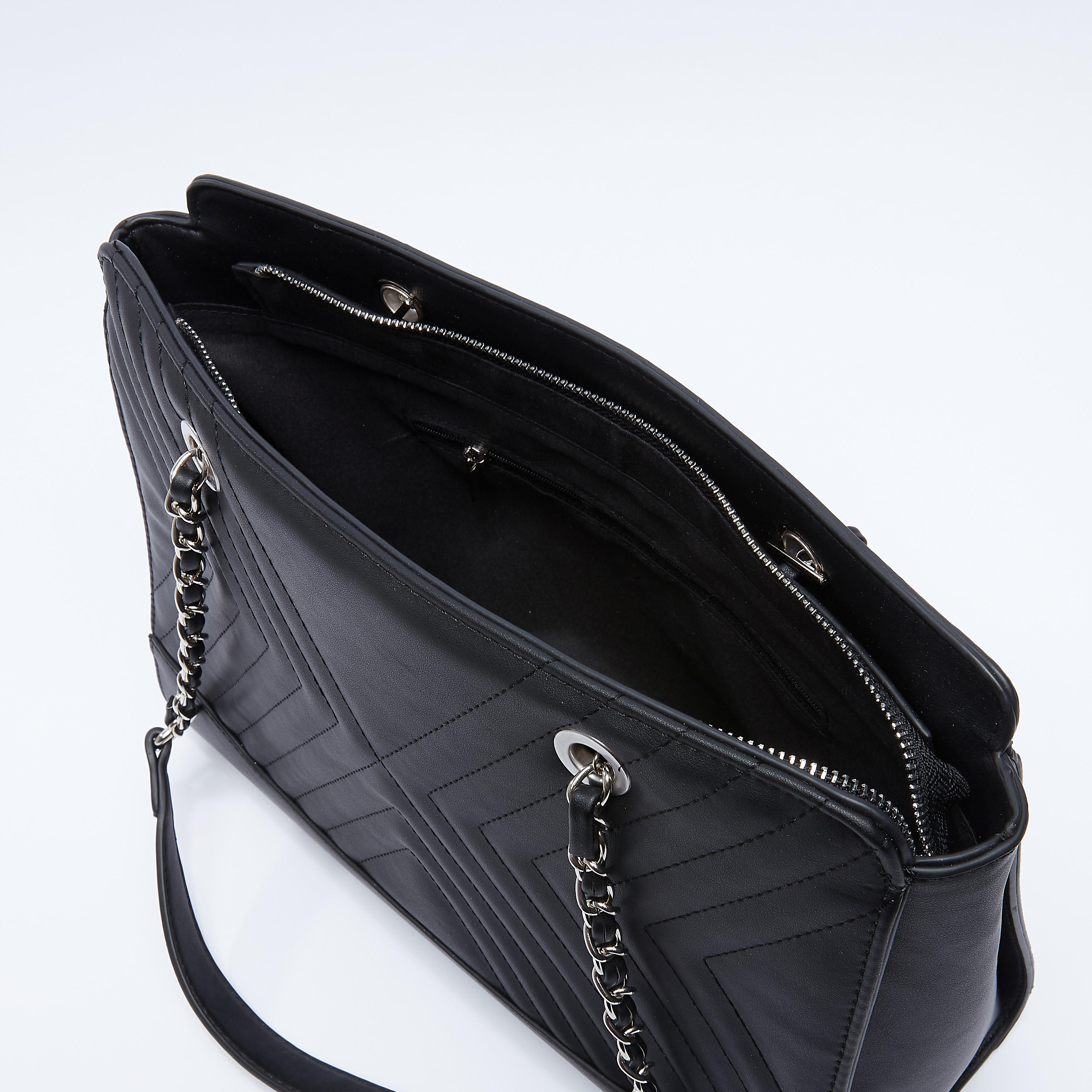 حقيبة يد مبطّنة بمقابض مزدوجة وسحاب إغلاق-women-bagsandwallets-handbags-image-2