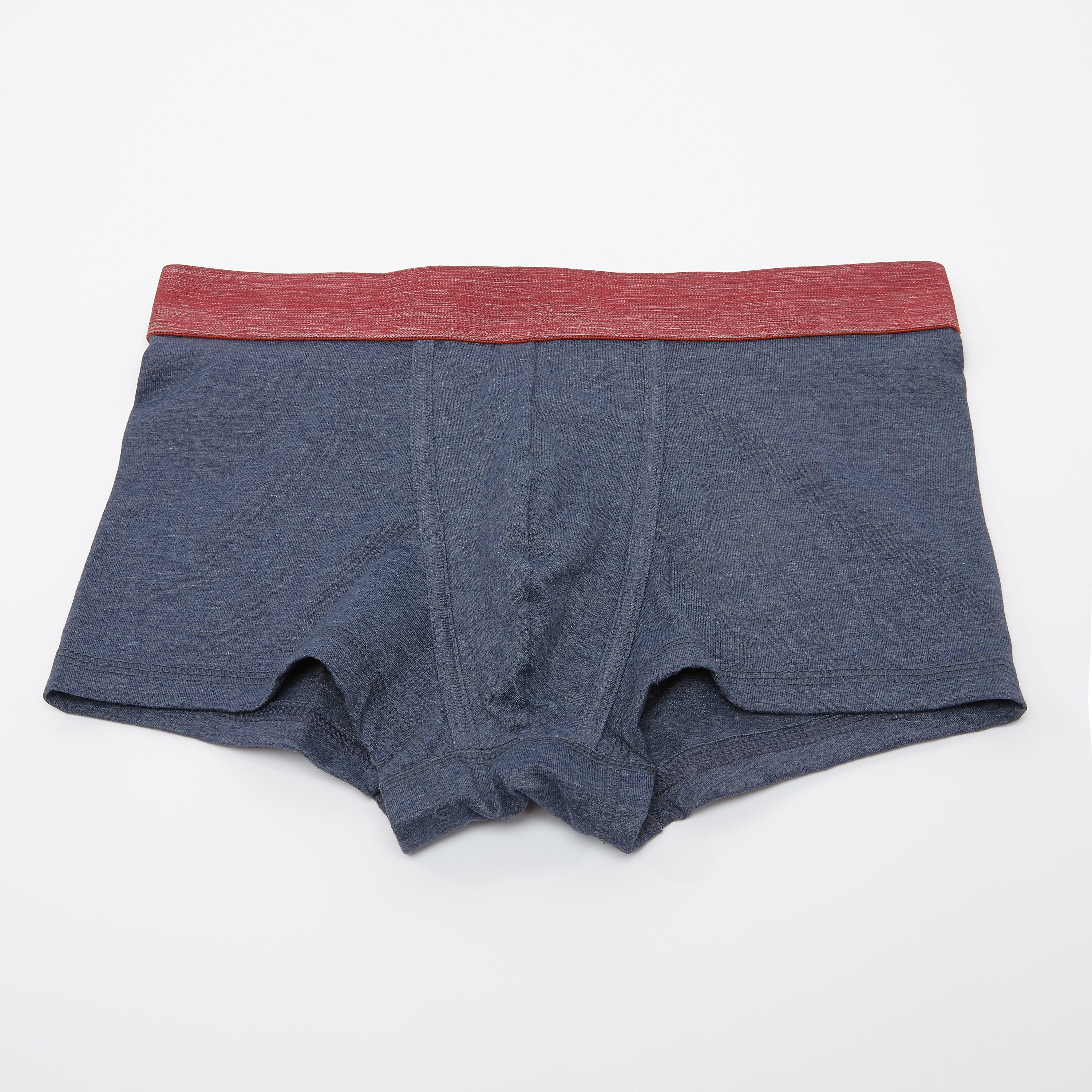 سراويل داخلية سادة بخصر مطّاطي بطبعات ميلانج - طقم من 3 قطع-men-clothing-innerwear-underwear-image-2