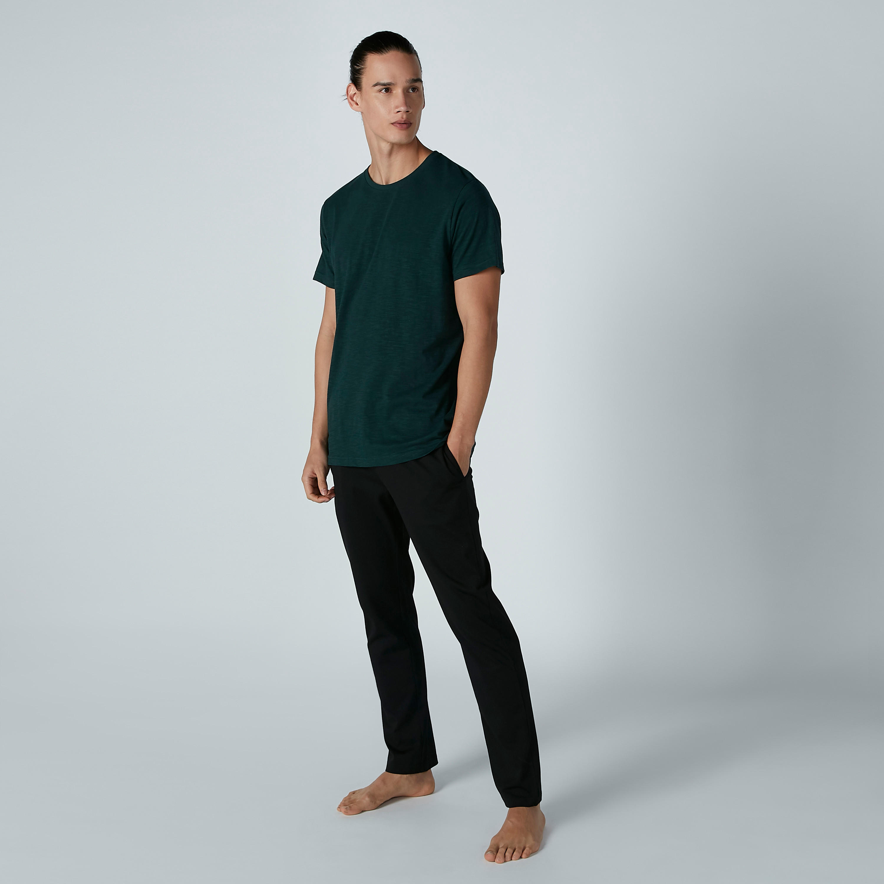 Solid Round Neck T-shirt and Pyjama Set-men-clothing-nightwear-sets-image-3