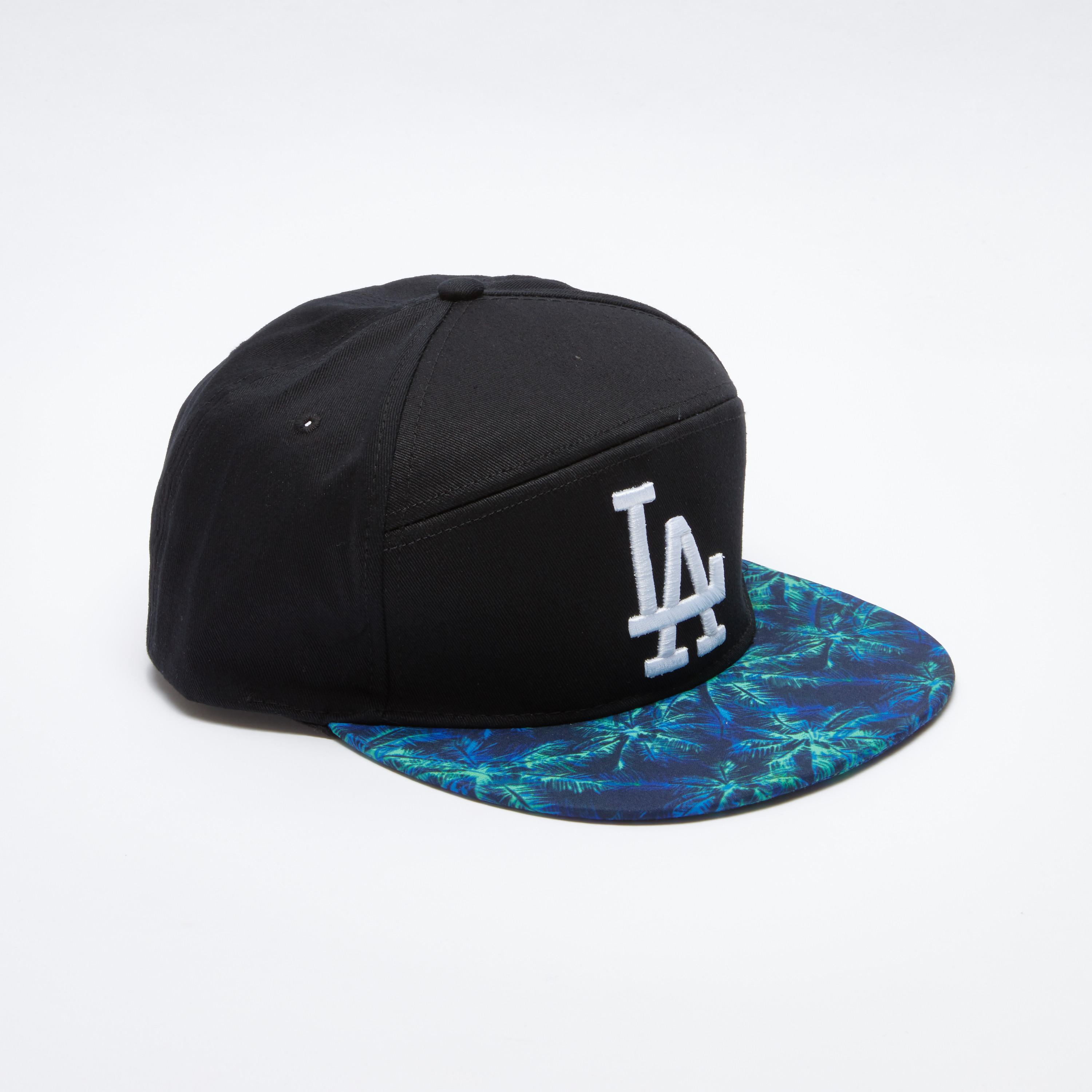 Embroidered Cap with Printed Visor and Snap Closure-men-caps-image-1