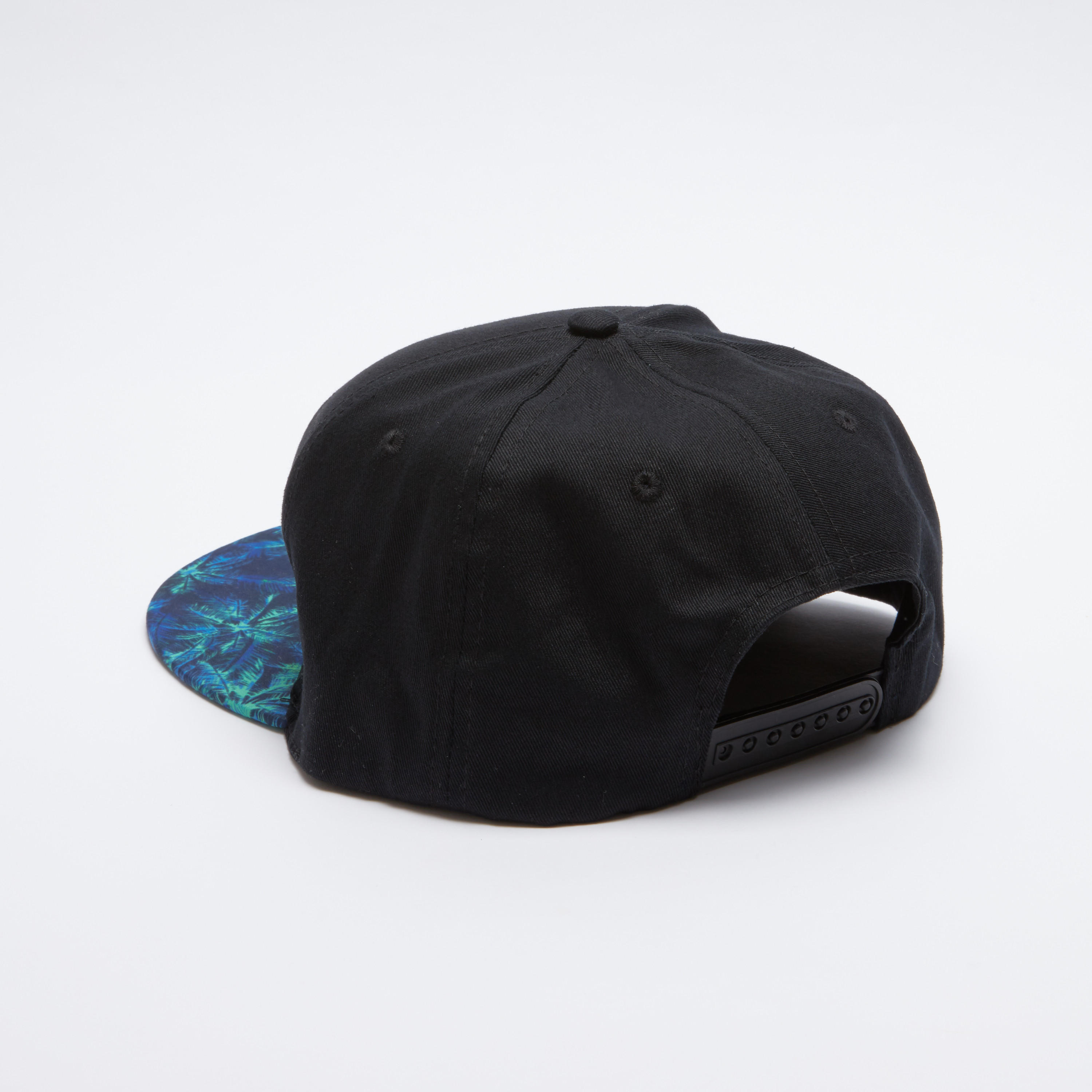 Embroidered Cap with Printed Visor and Snap Closure-men-caps-image-3