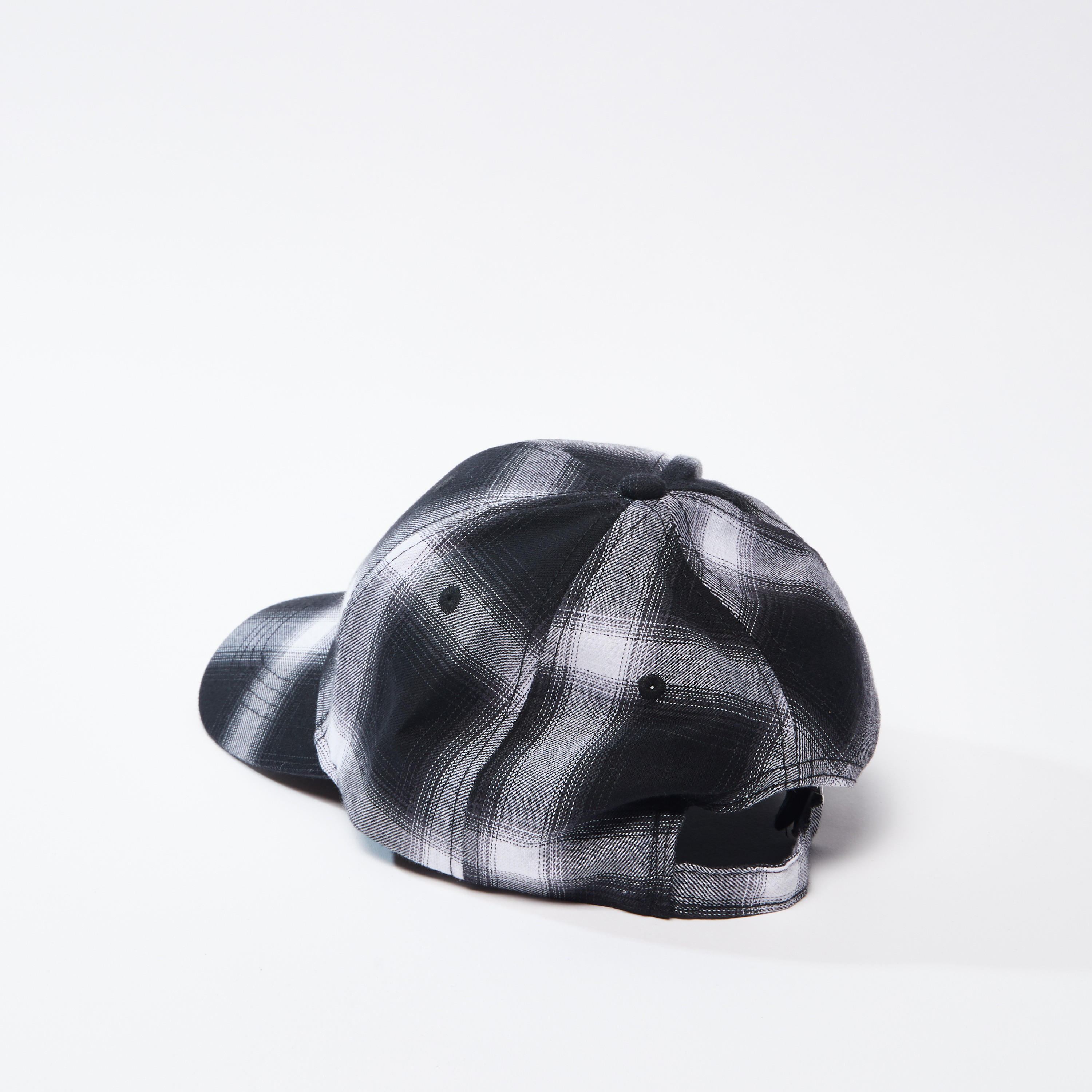 Chequered and Embroidered Cap-men-caps-image-3
