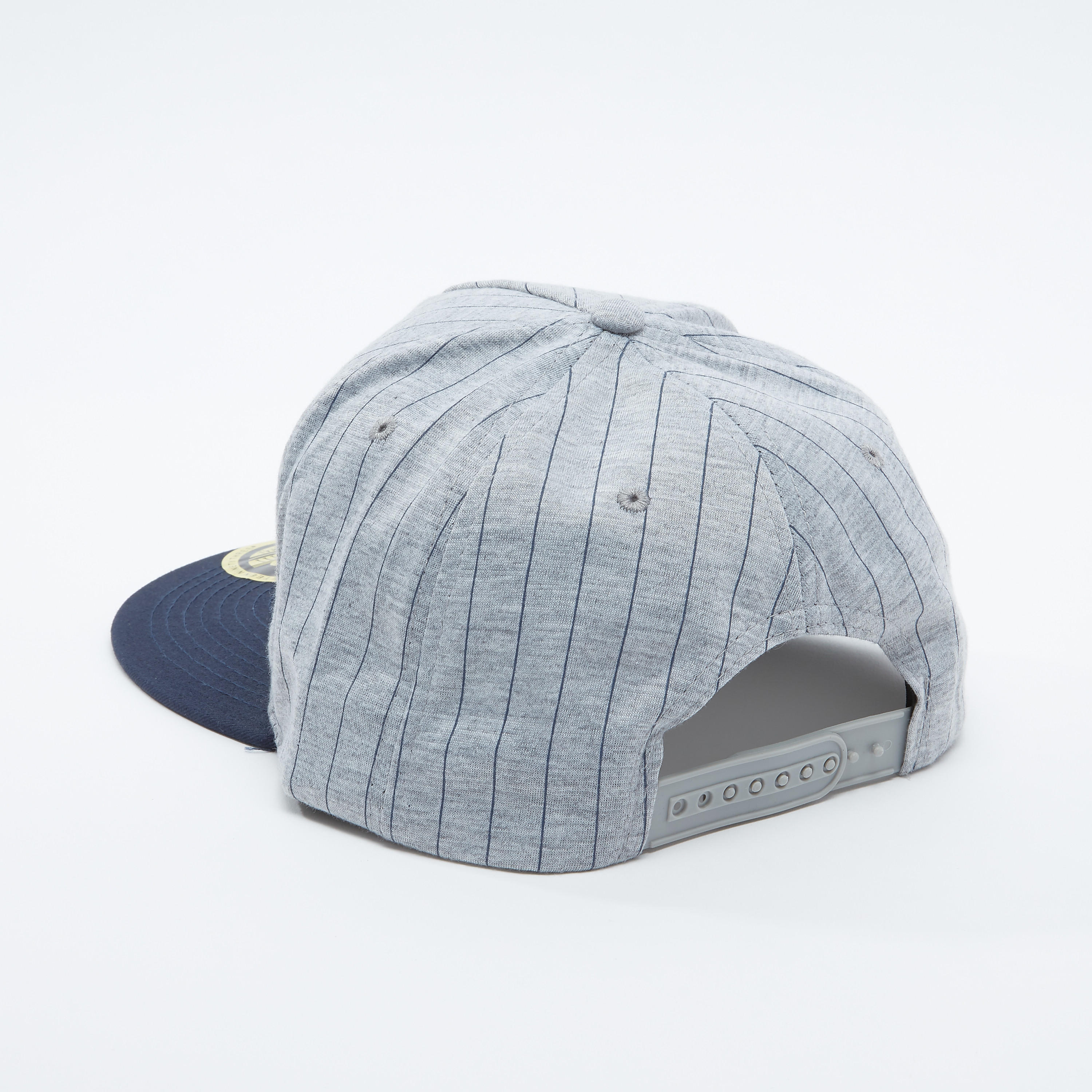 Striped Cap with Snap Closure-men-caps-image-3