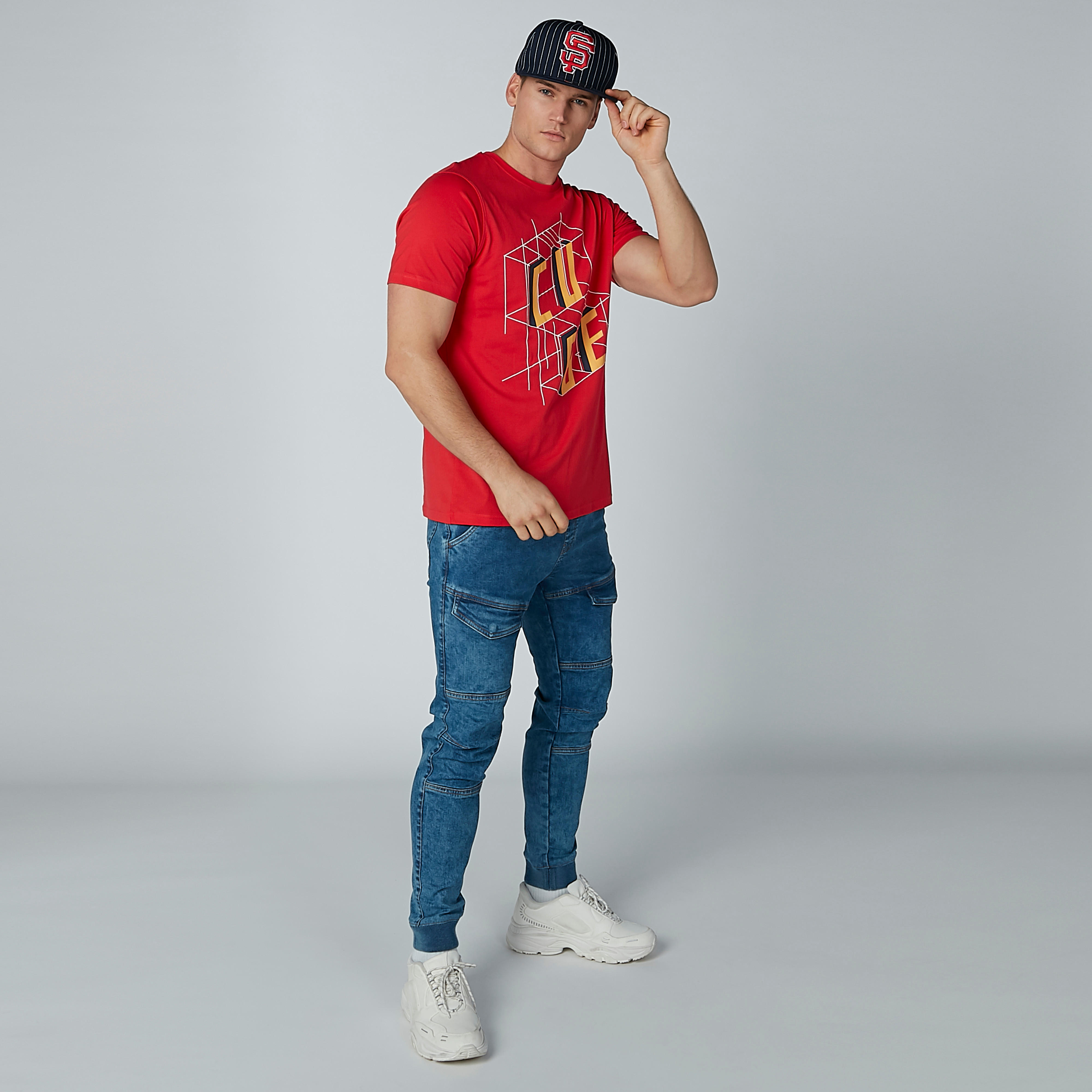 قبعة كاب بزر إغلاق وتزيينات-men-caps-image-2