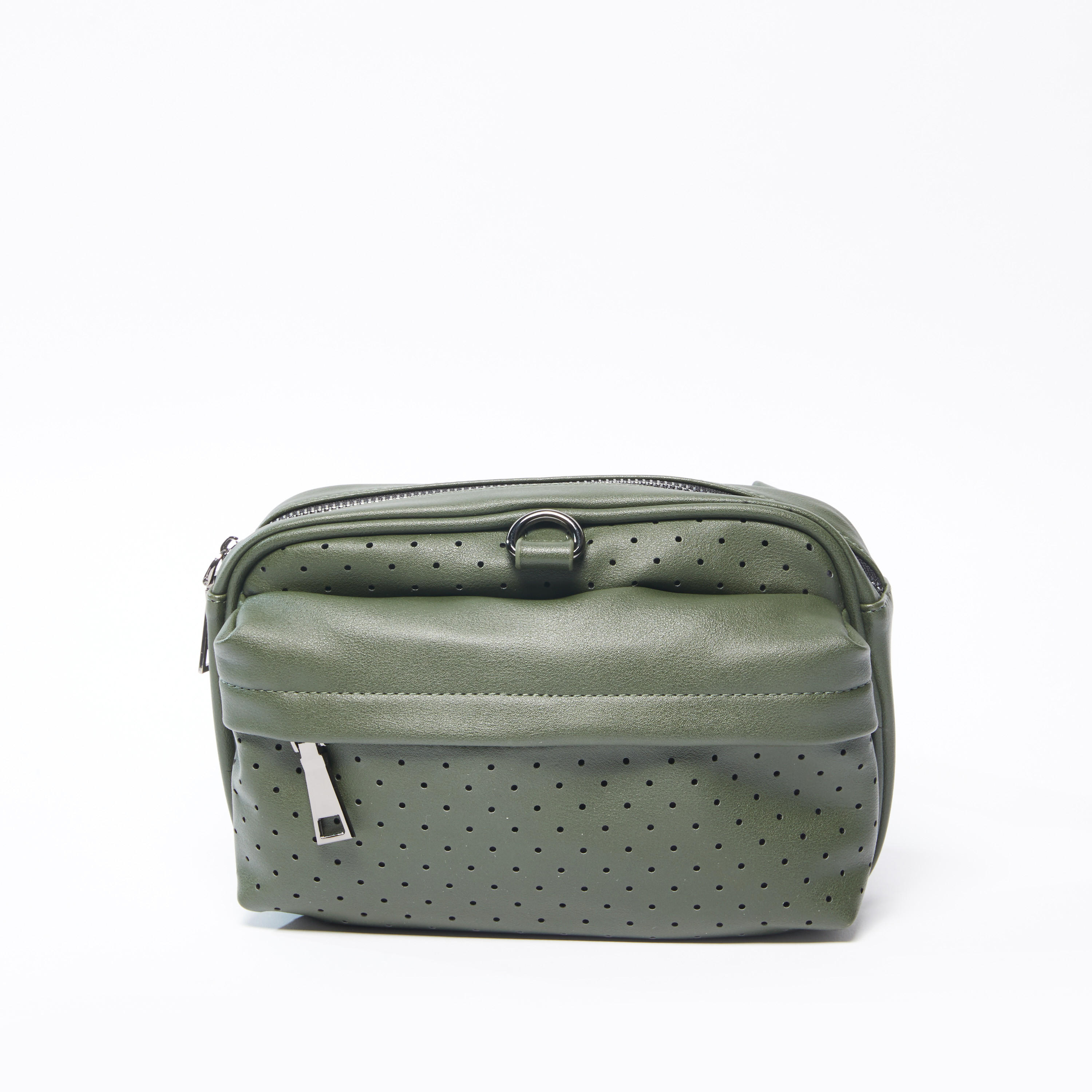 حقيبة خصر مثقّبة بإبزيم إغلاق-men-bags-image-2