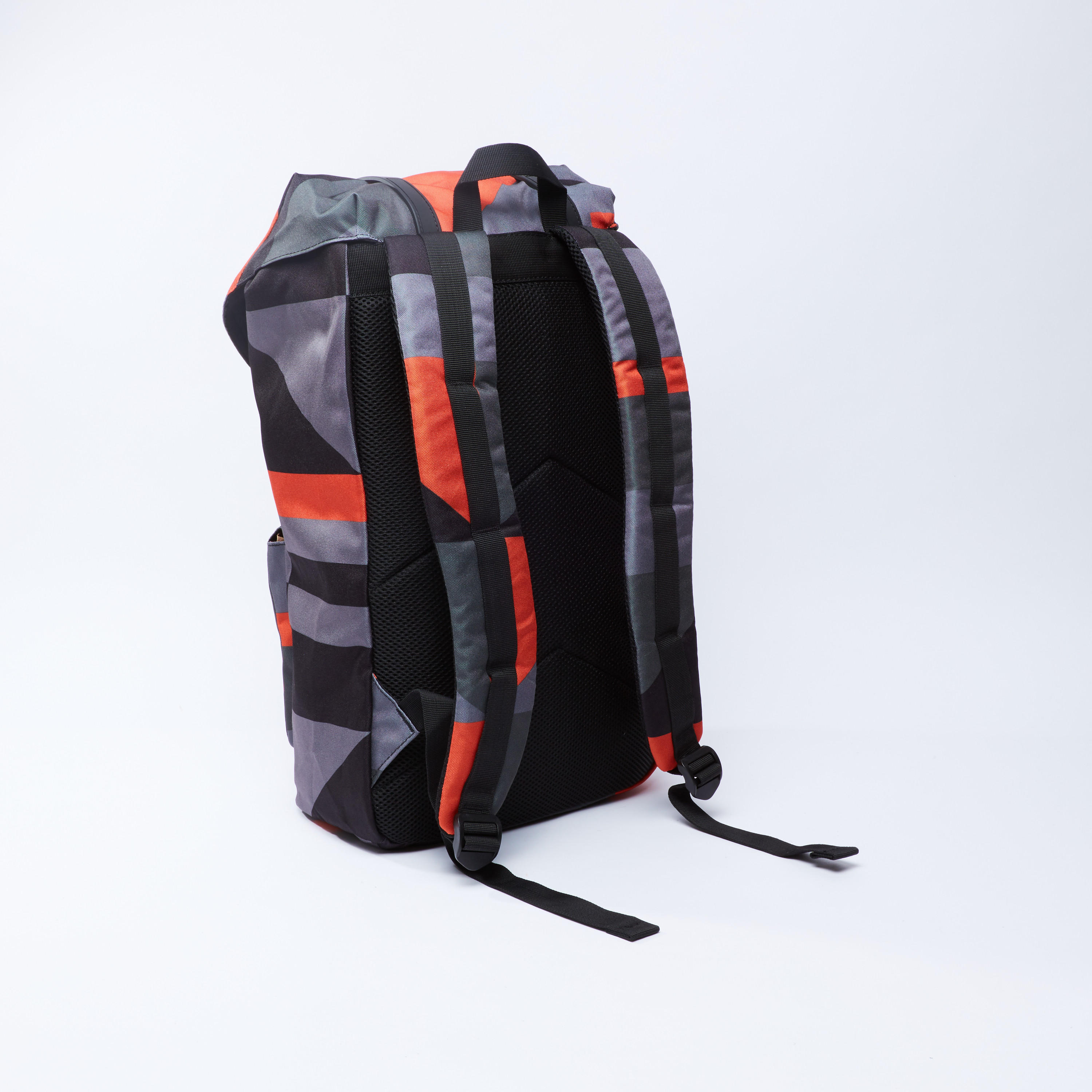 حقيبة ظهر كاروهات بسحاب إغلاق وحمالات قابلة للتعديل ومقبض علوي-men-bags-image-4