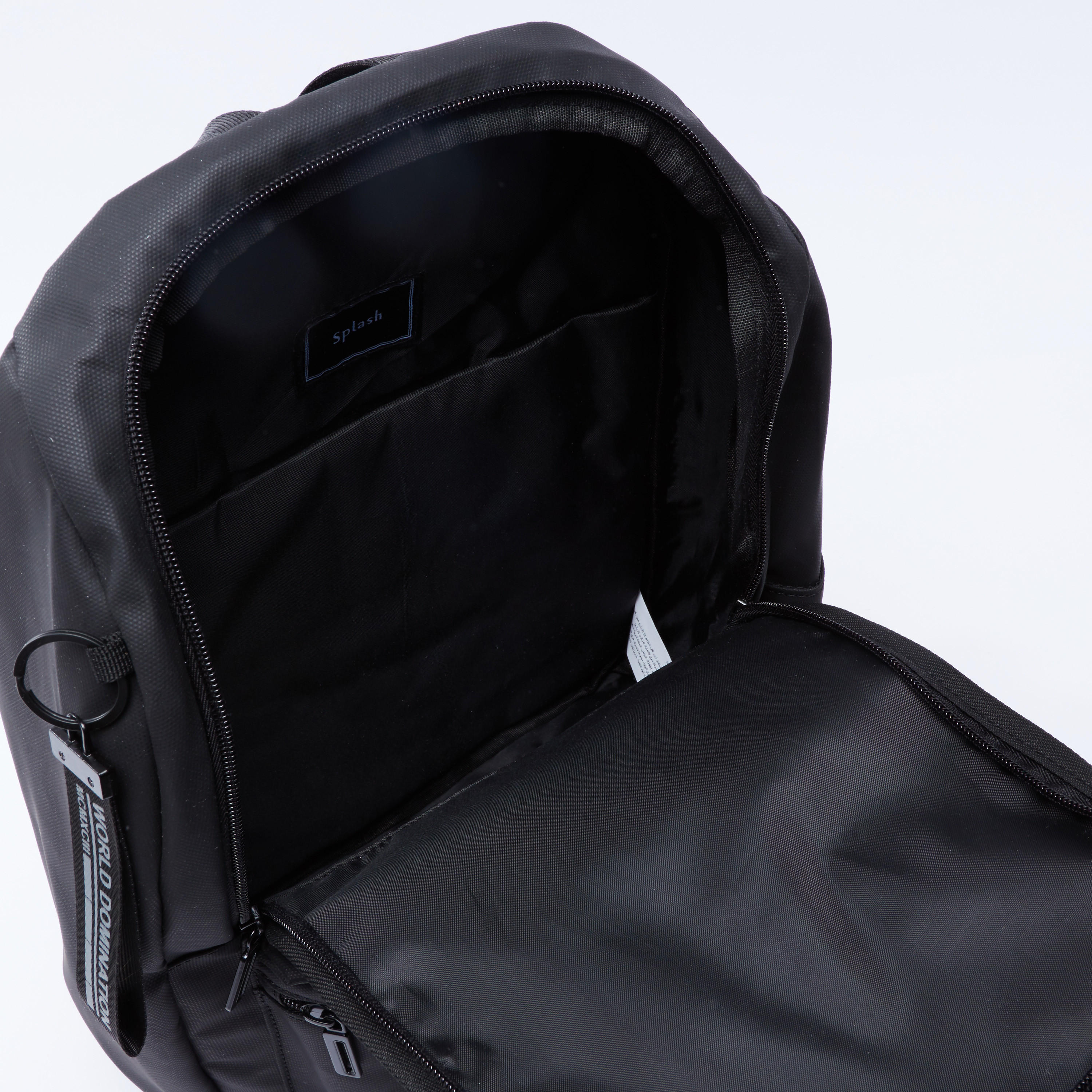 حقيبة ظهر بسحاب إغلاق وحمالات كتف قابلة للتعديل-men-bags-image-5
