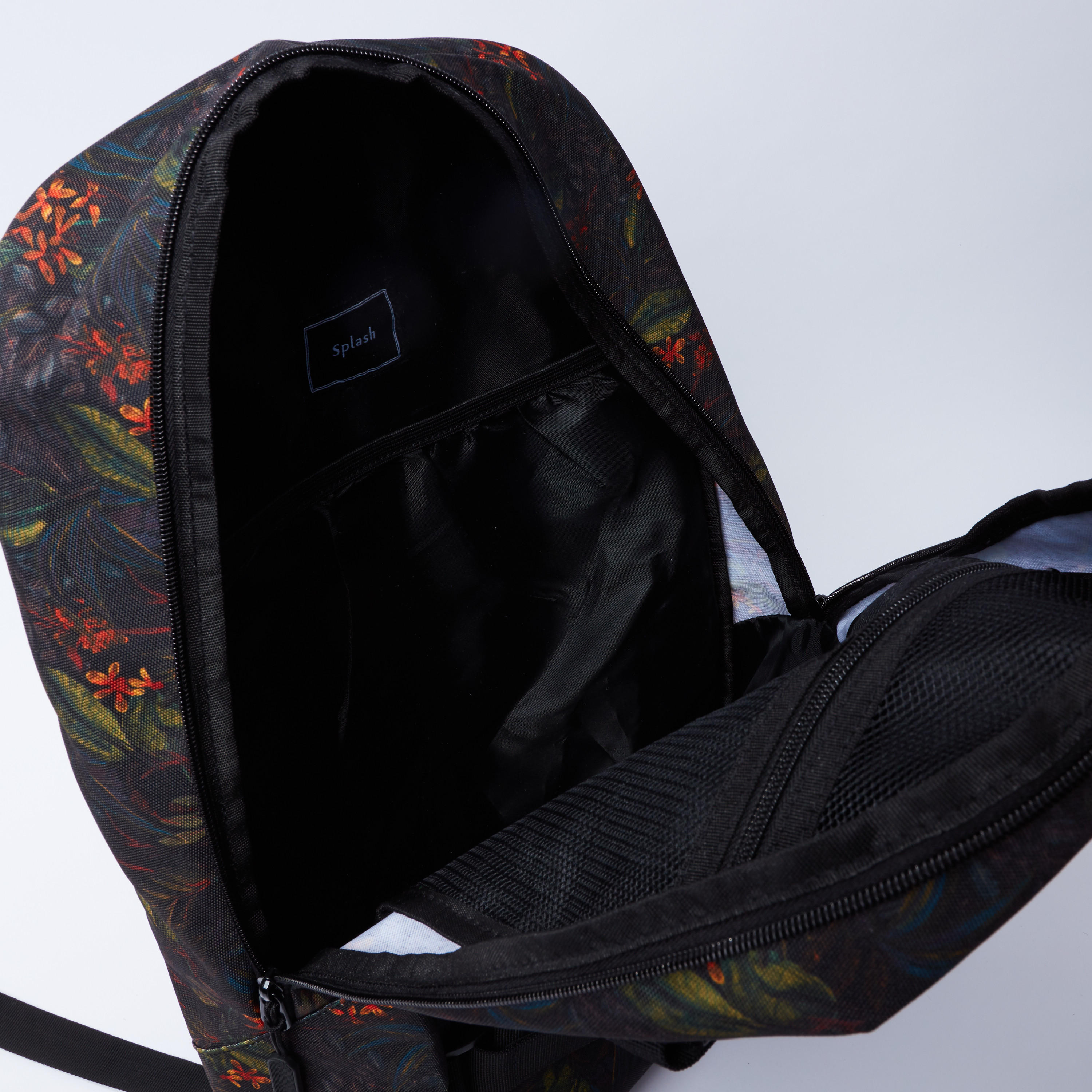 Floral Printed Backpack with Zip Closure-men-bags-image-5