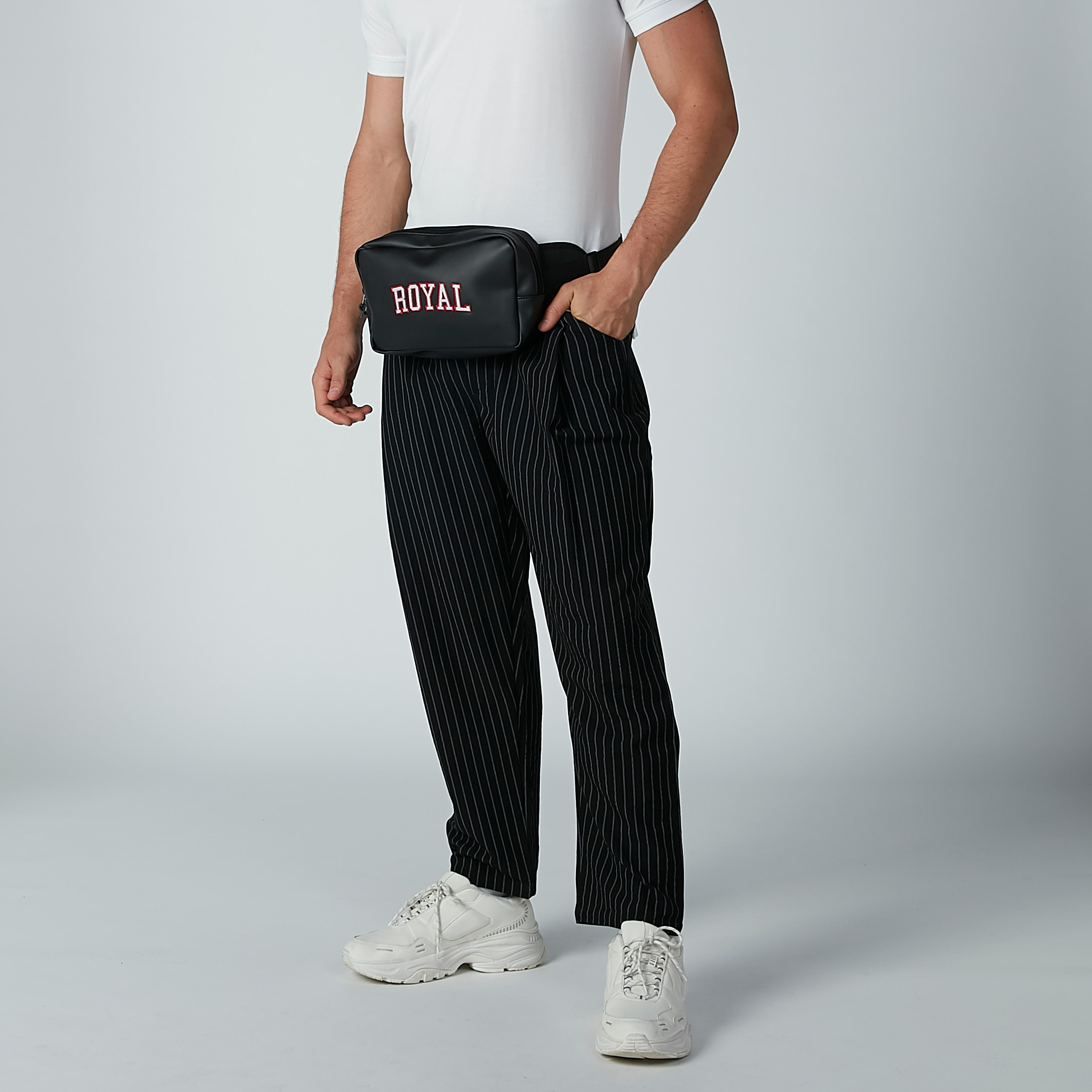 حقيبة خصر مطرزة بسحاب إغلاق-men-bags-image-2