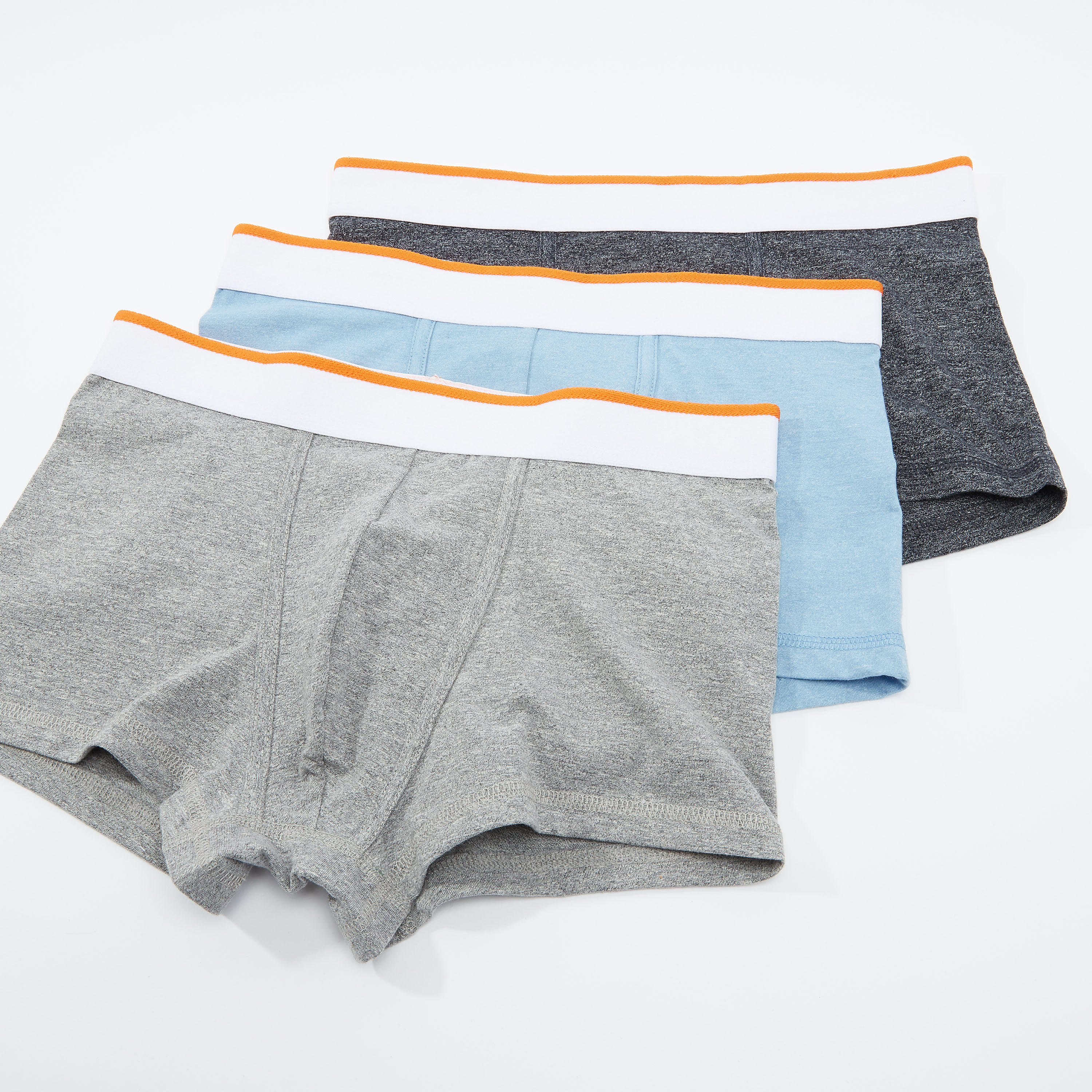 سراويل داخلية سادة بخصر مطّاطي عريض - طقم من 3 قطع-men-clothing-innerwear-underwear-image-1