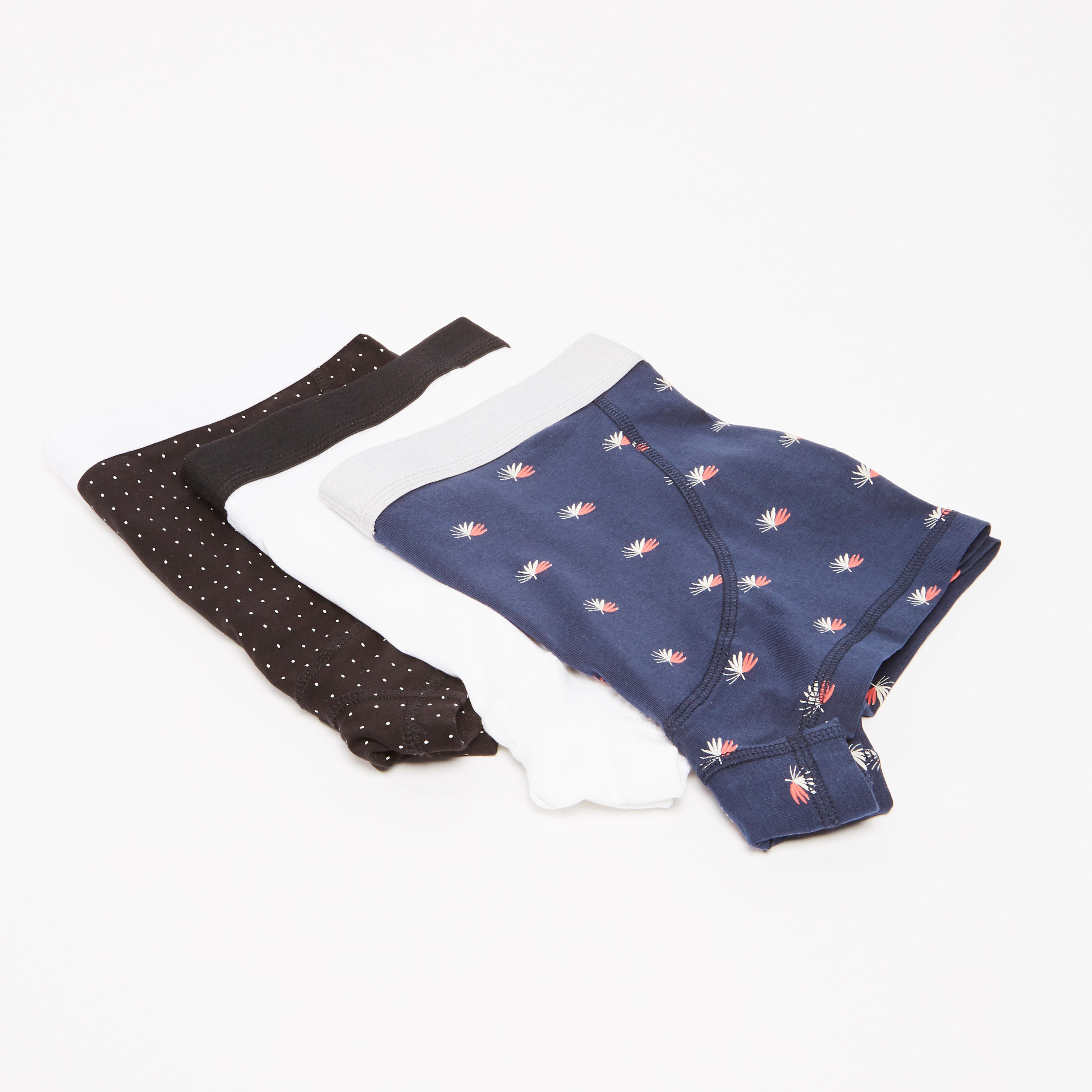 سراويل بوكسر متنوعة بخصر مطّاطي - طقم من 3 قطع-men-clothing-innerwear-underwear-image-3
