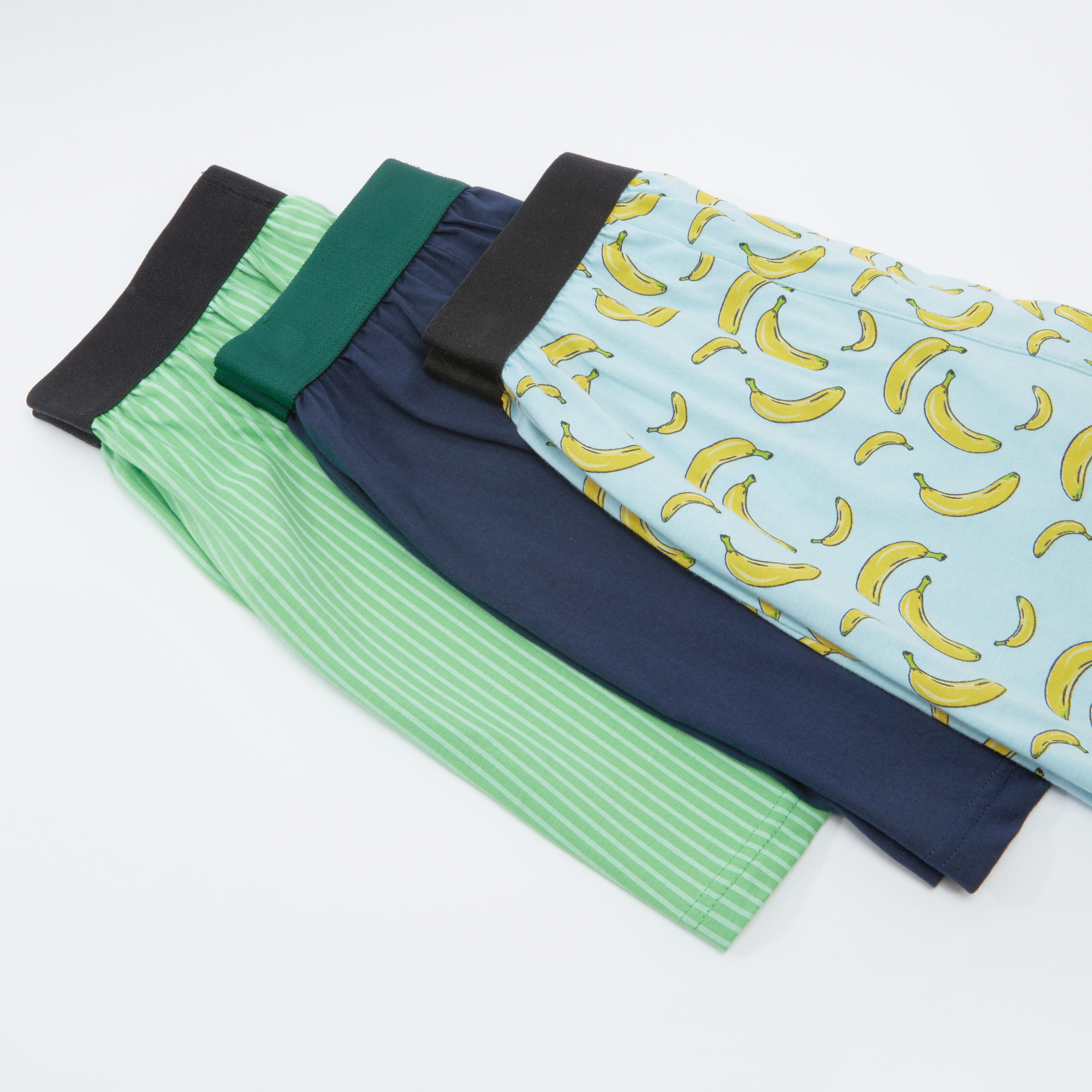 سراويل بوكسر متنوعة بخصر مطّاطي - طقم من 3 قطع-men-clothing-innerwear-underwear-image-3