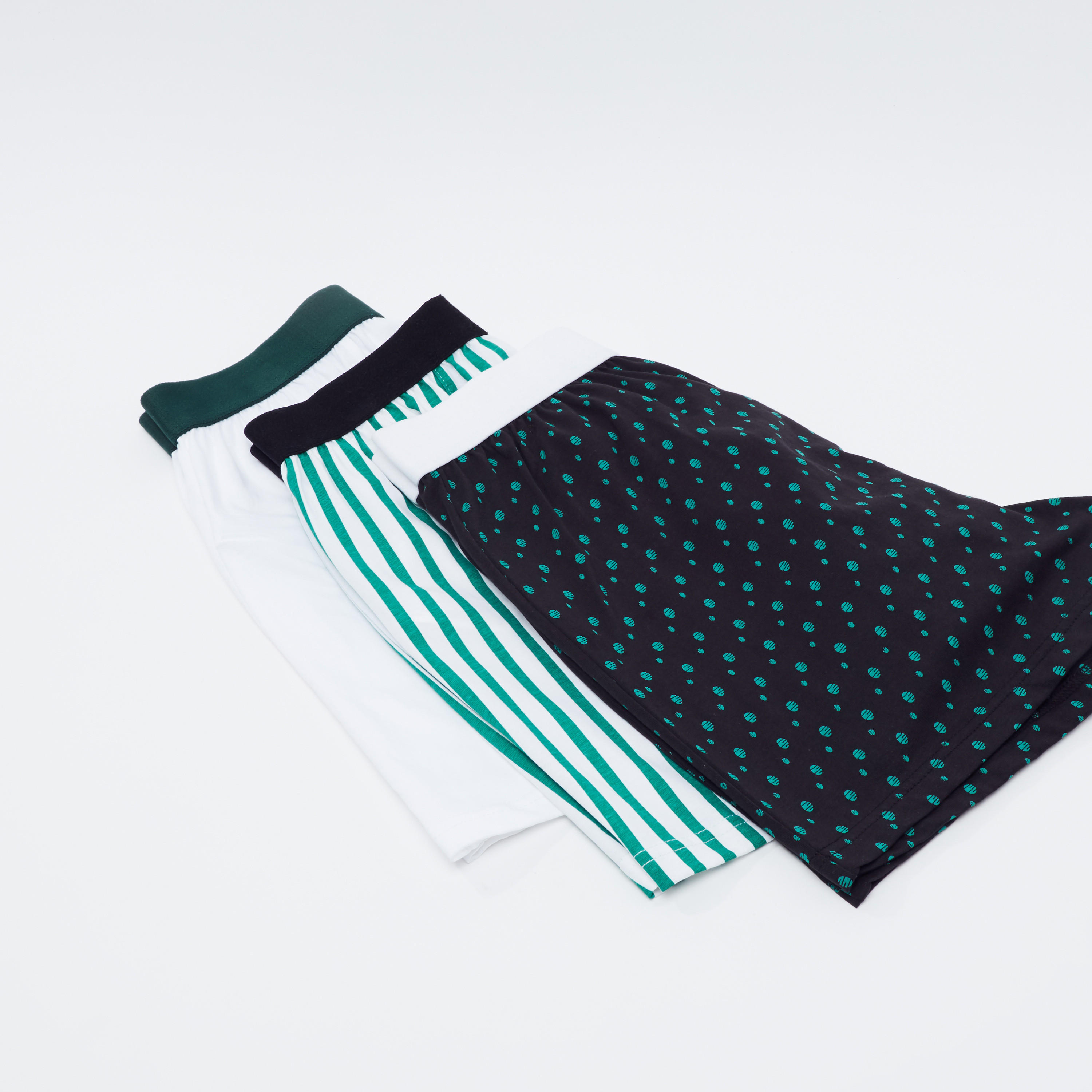 سراويل بوكسر متنوعة بخصر مطّاطي - طقم من 3 قطع-men-clothing-innerwear-underwear-image-3