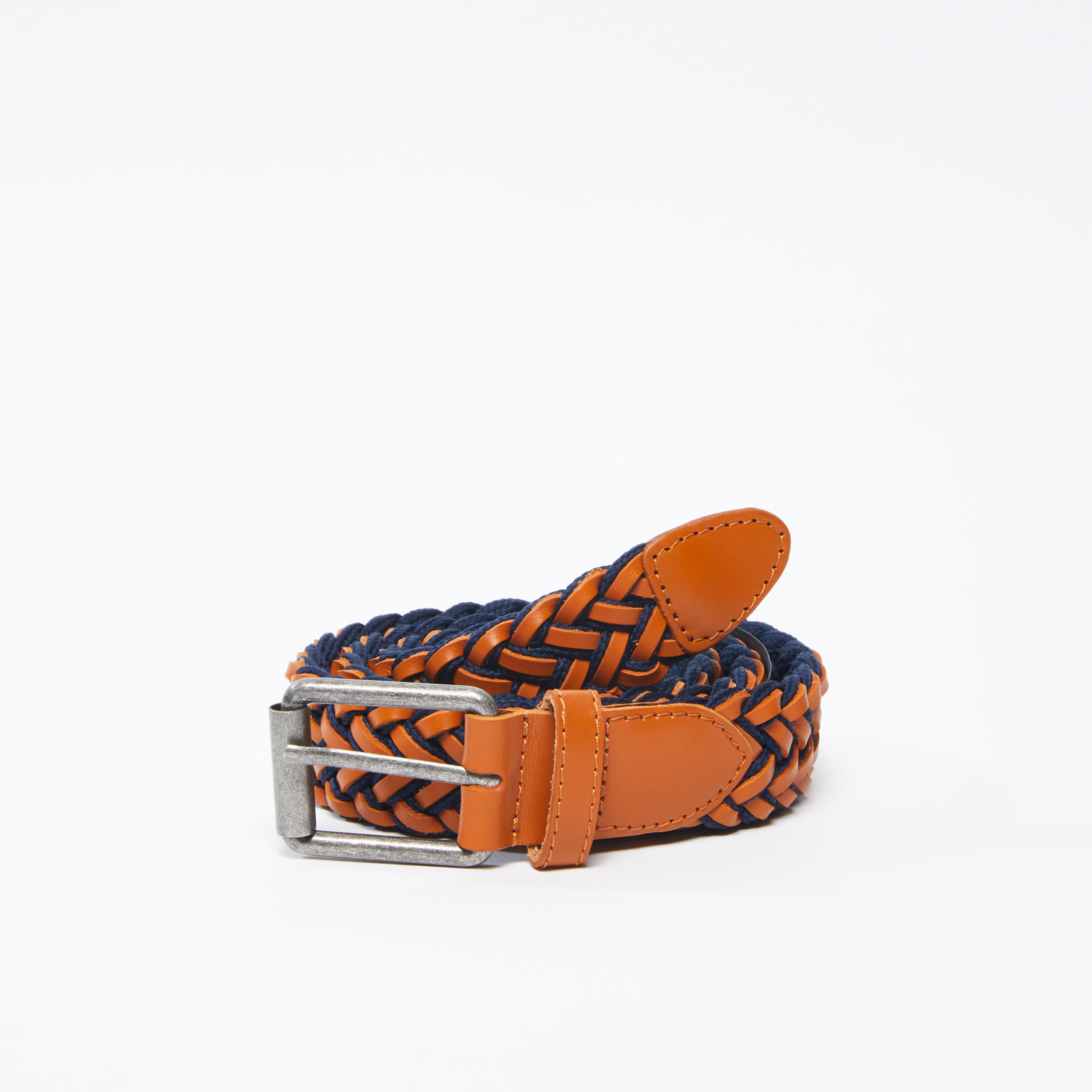 حزام بتصميم منسوج وإبزيم بدبوس-men-beltsandwallets-belts-image-1