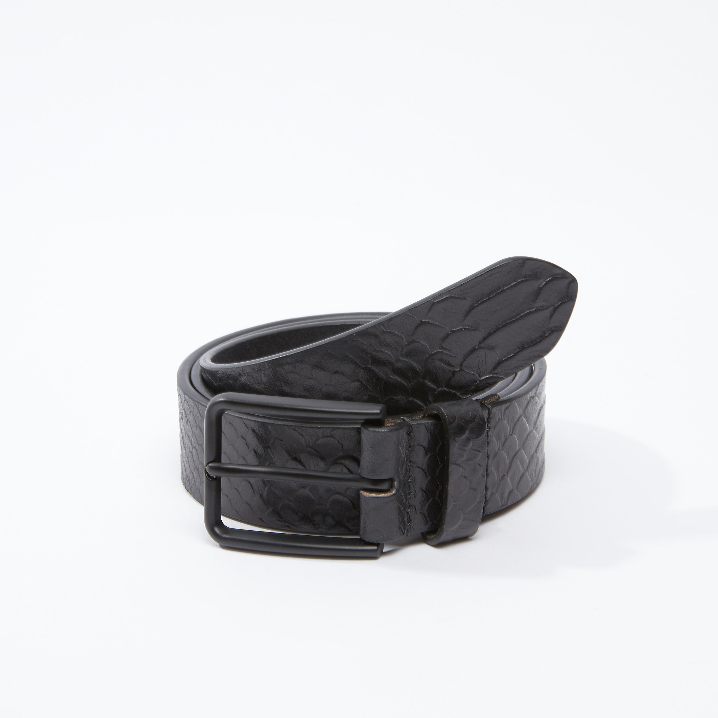 Textured Belt with Pin Buckle-men-beltsandwallets-belts-image-1