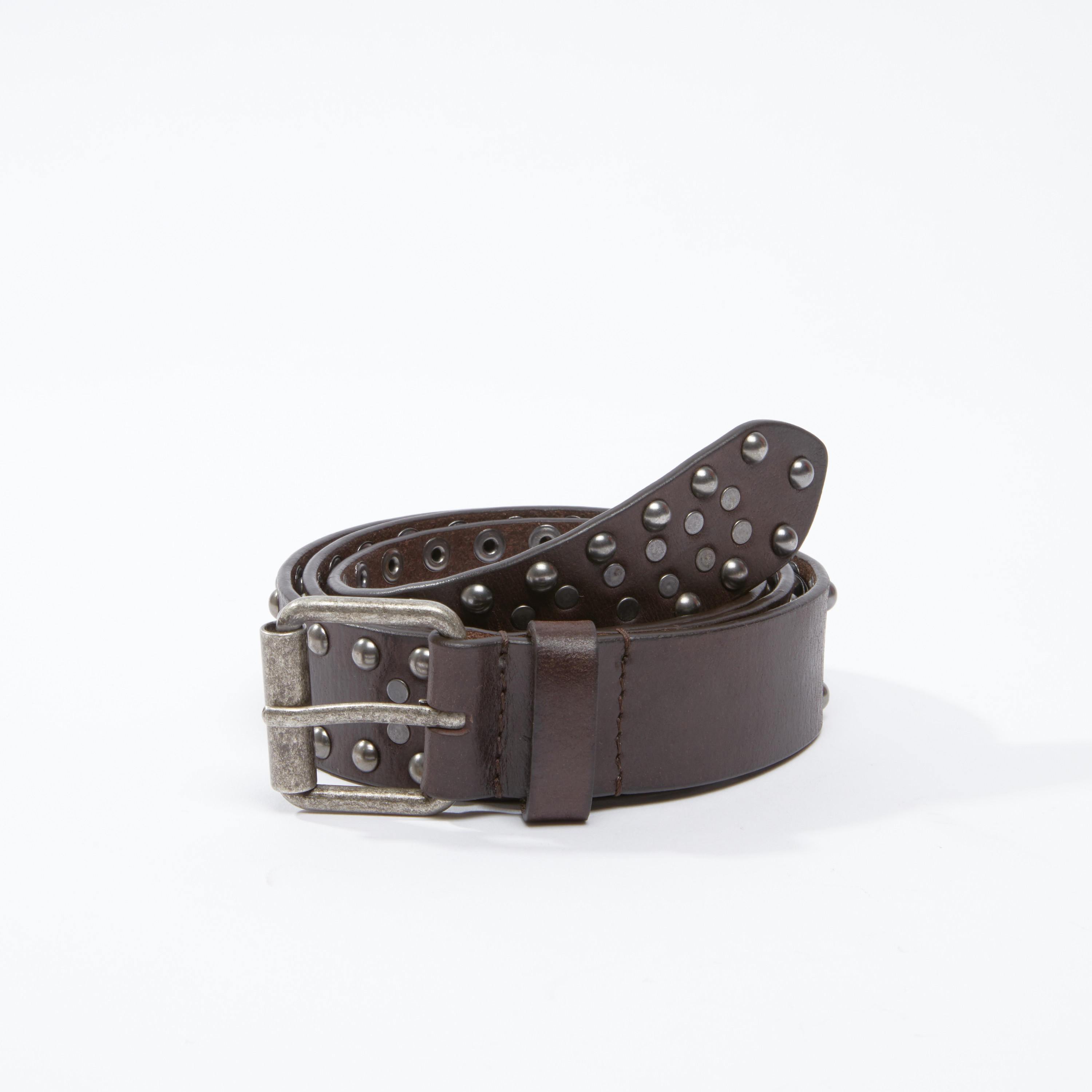 Studded Belt with Pin Buckle-men-beltsandwallets-belts-image-1