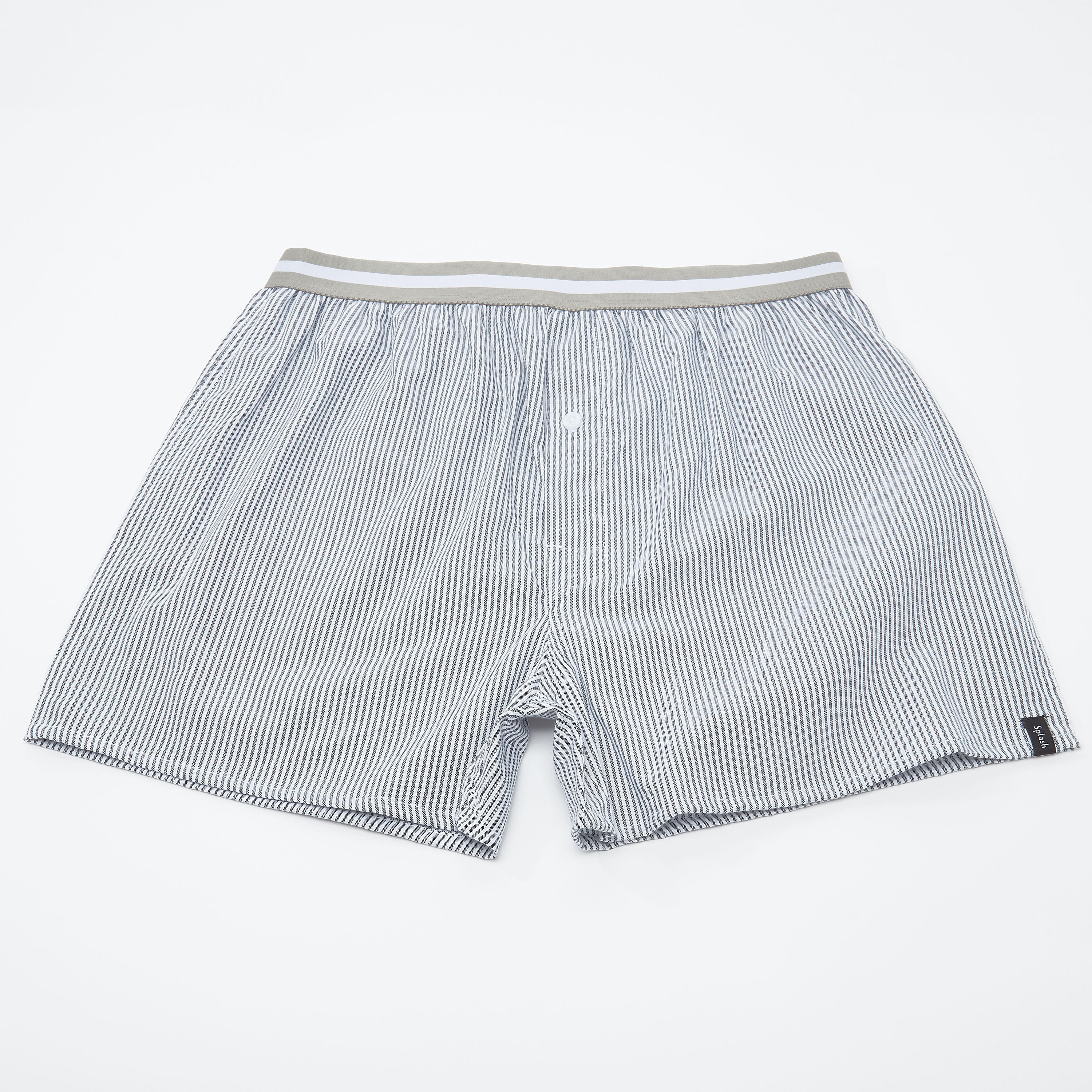 سراويل بوكسر مقلّمة بخصر مطّاطي عريض - طقم من 3 قطع-men-clothing-innerwear-underwear-image-2